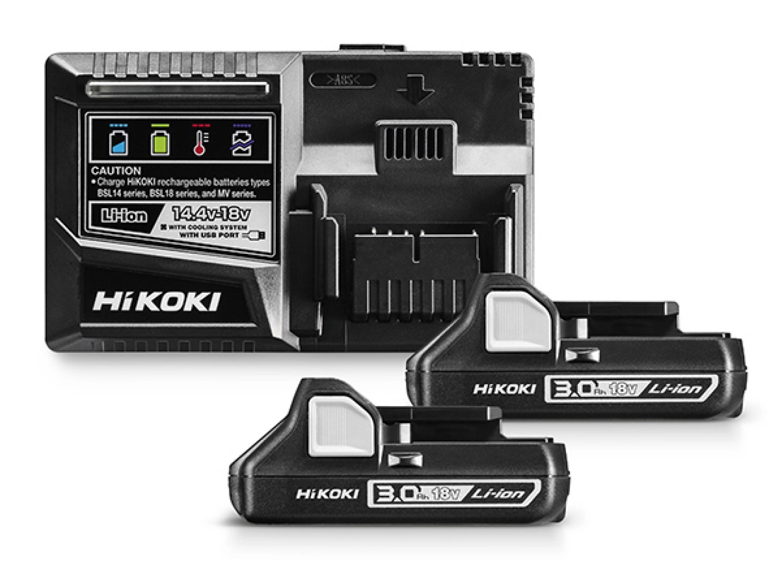 HiKOKI UC18YSL3WC2 Chargeur rapide - 18V Li-Ion – 3,0 Ah-image