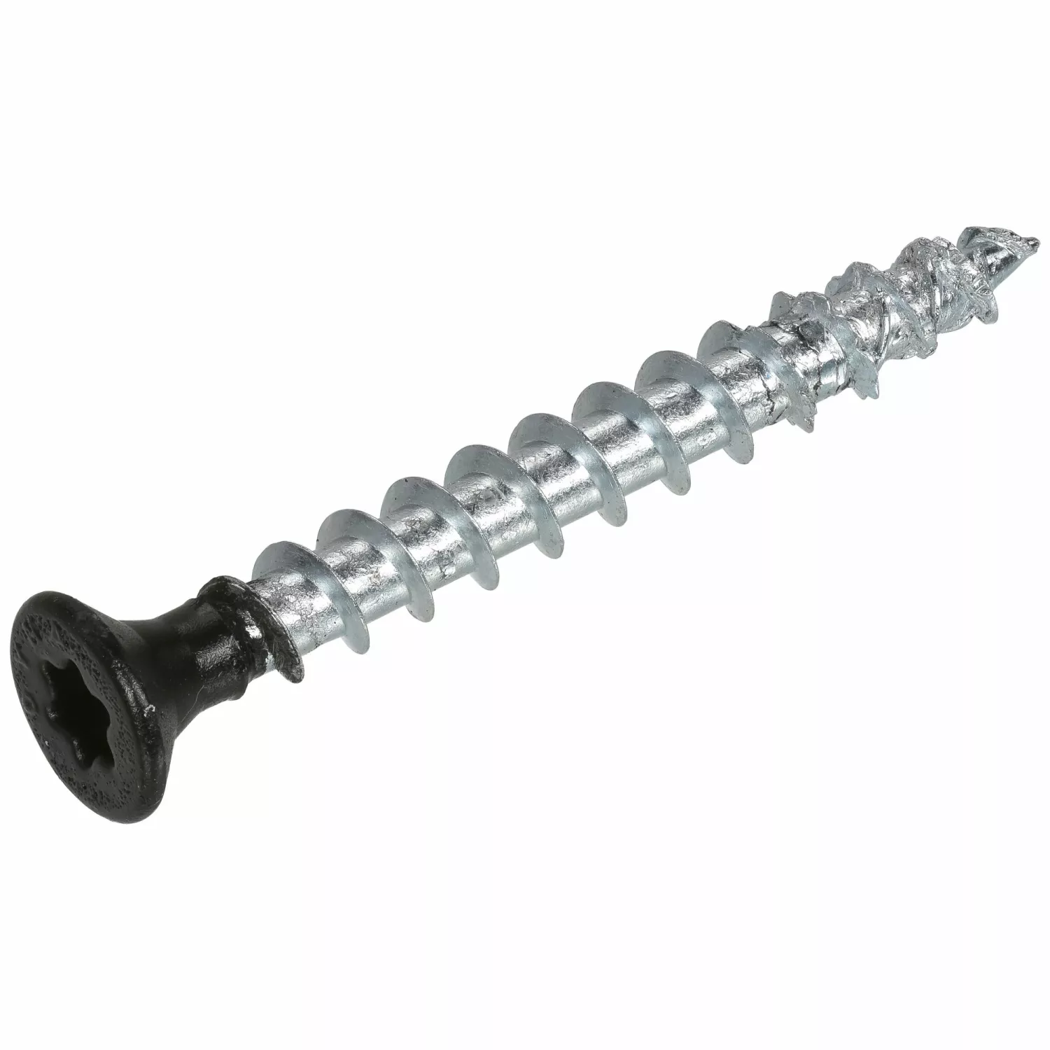 DynaPlus 0285.01.25605 Vis de fixation - 7 mm Tête plate - Filetage carré - Zingué - Tête noire - TX20 - 4.0 x 40mm (200pcs)-image