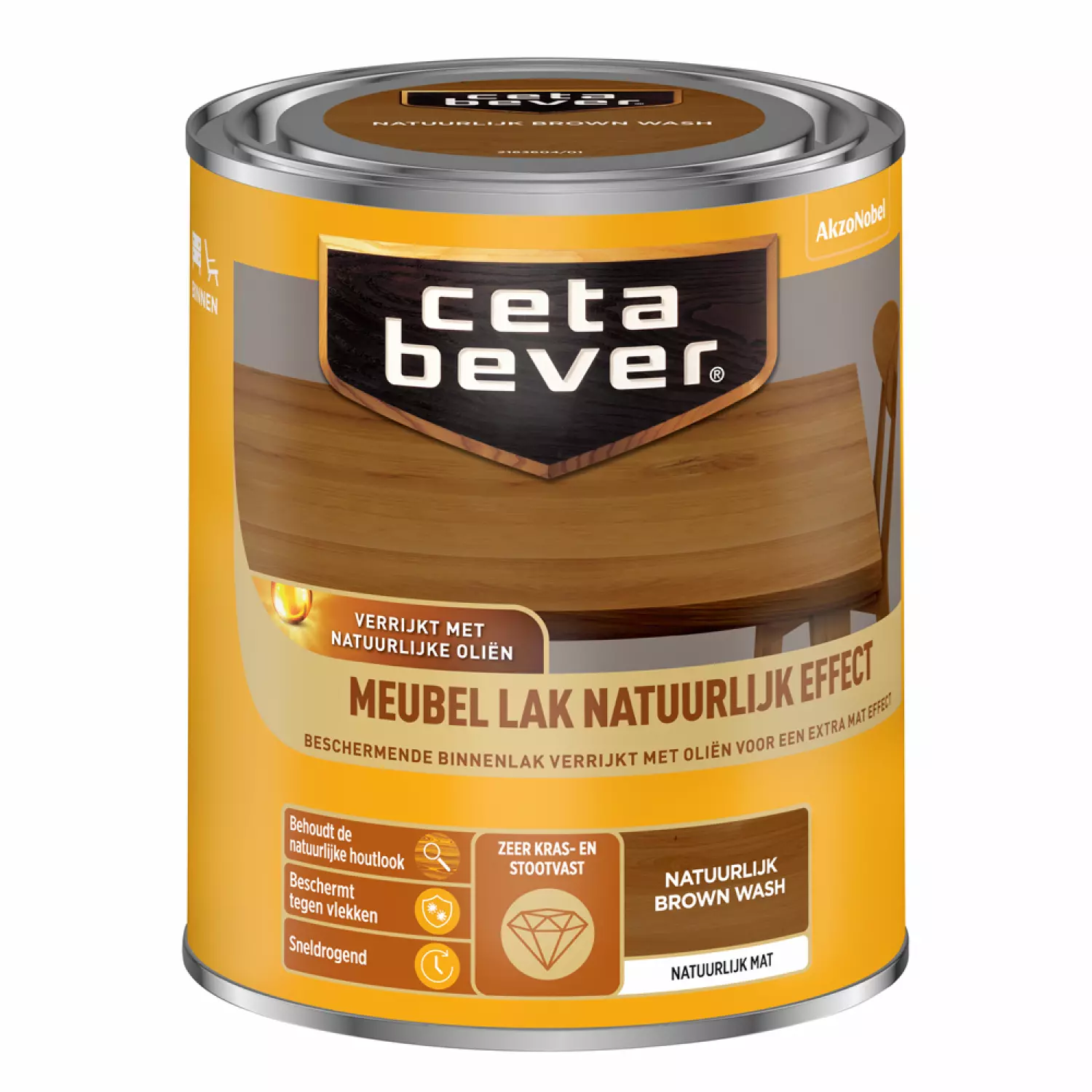 Cetabever Meubellak Natuurlijk Effect - Natuurlijk White Wash - 750ml-image