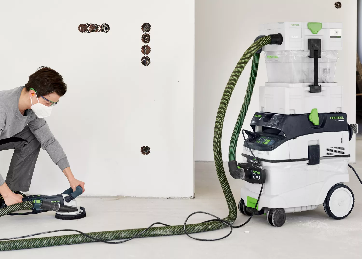 Festool CTL 36 EI AC-LHS Aspirateur de chantier - 1200W - classe L - 36L-image