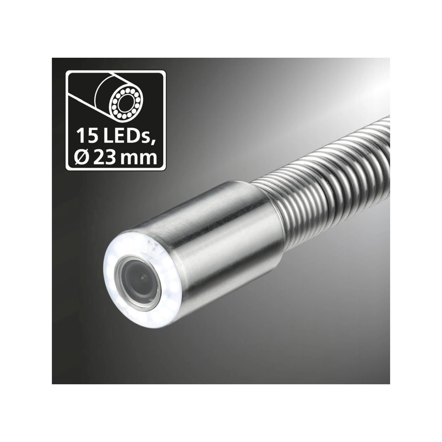 Laserliner DrainInspector HD30 Caméra d'inspection dans un coffret - 23 mm x 30 m - 1920 x 1080 px