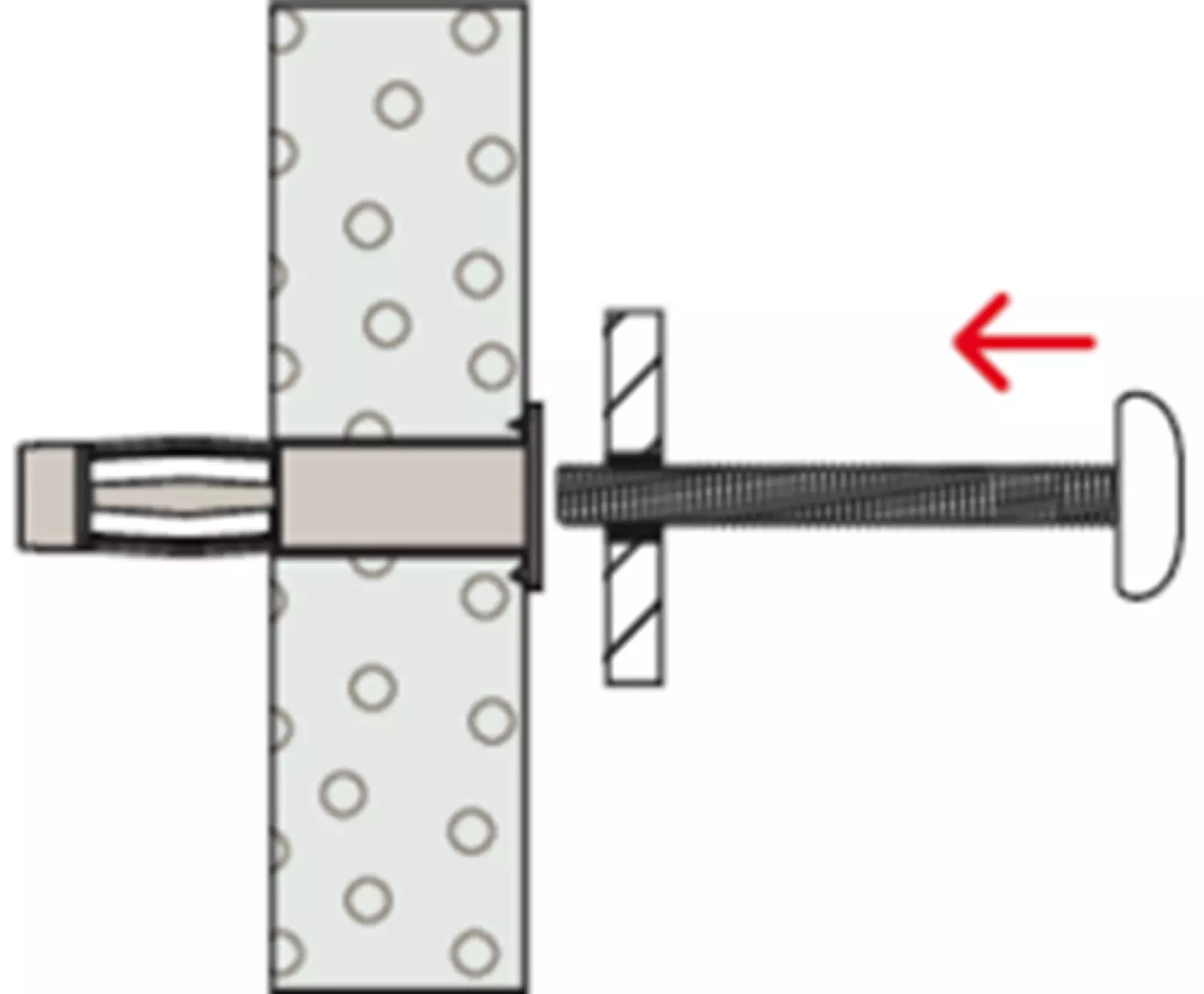Fischer 519777 HM Hollewandplug 6 x 37 S - M6 - voor plaatdikte 6-15mm (50st)-image