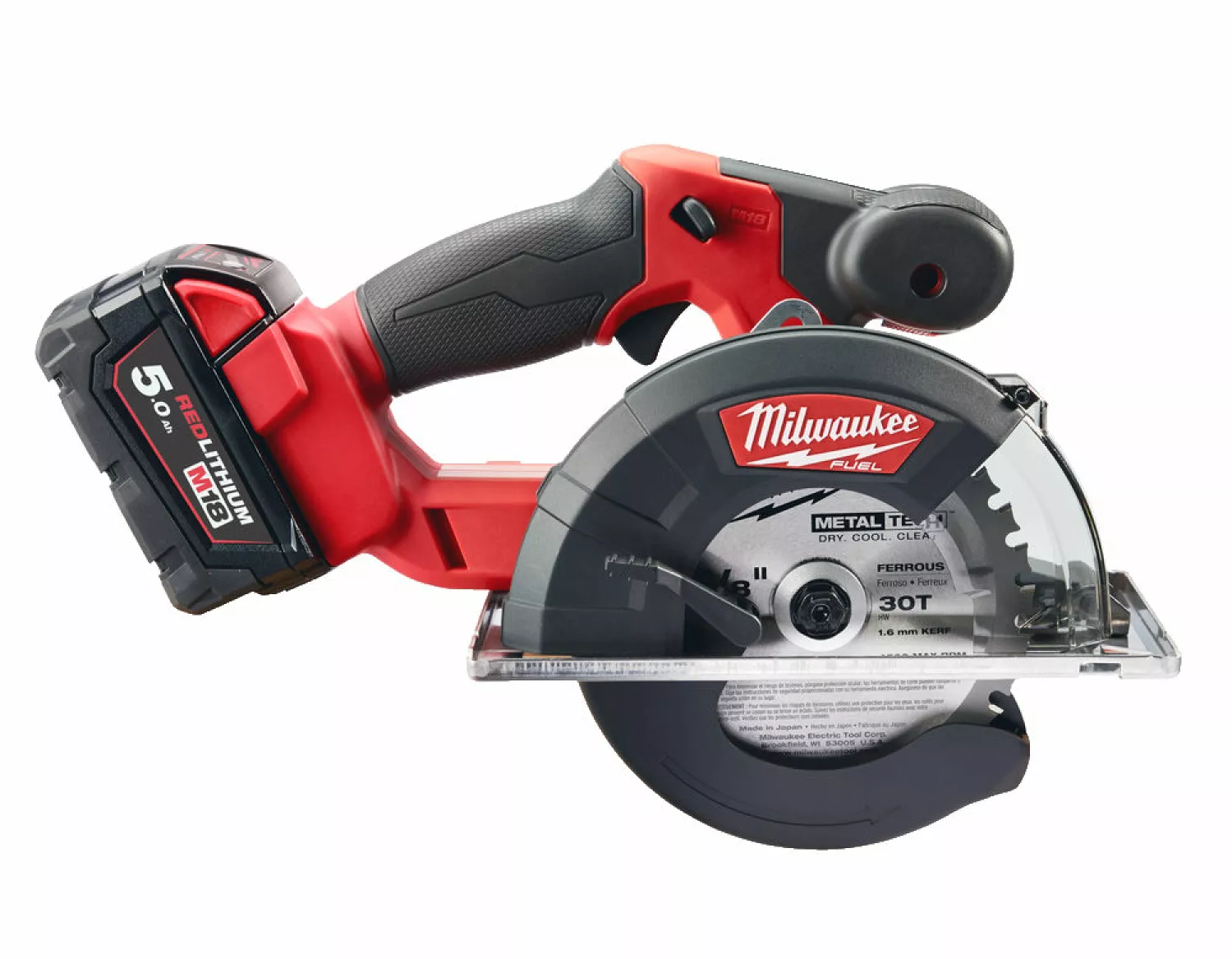 Milwaukee M18 FMCS-502X 18V Li-Ion accu Cirkelzaag set (2x 5ah accu) in HD Box -150 x 20 mm - koolborstelloos-image