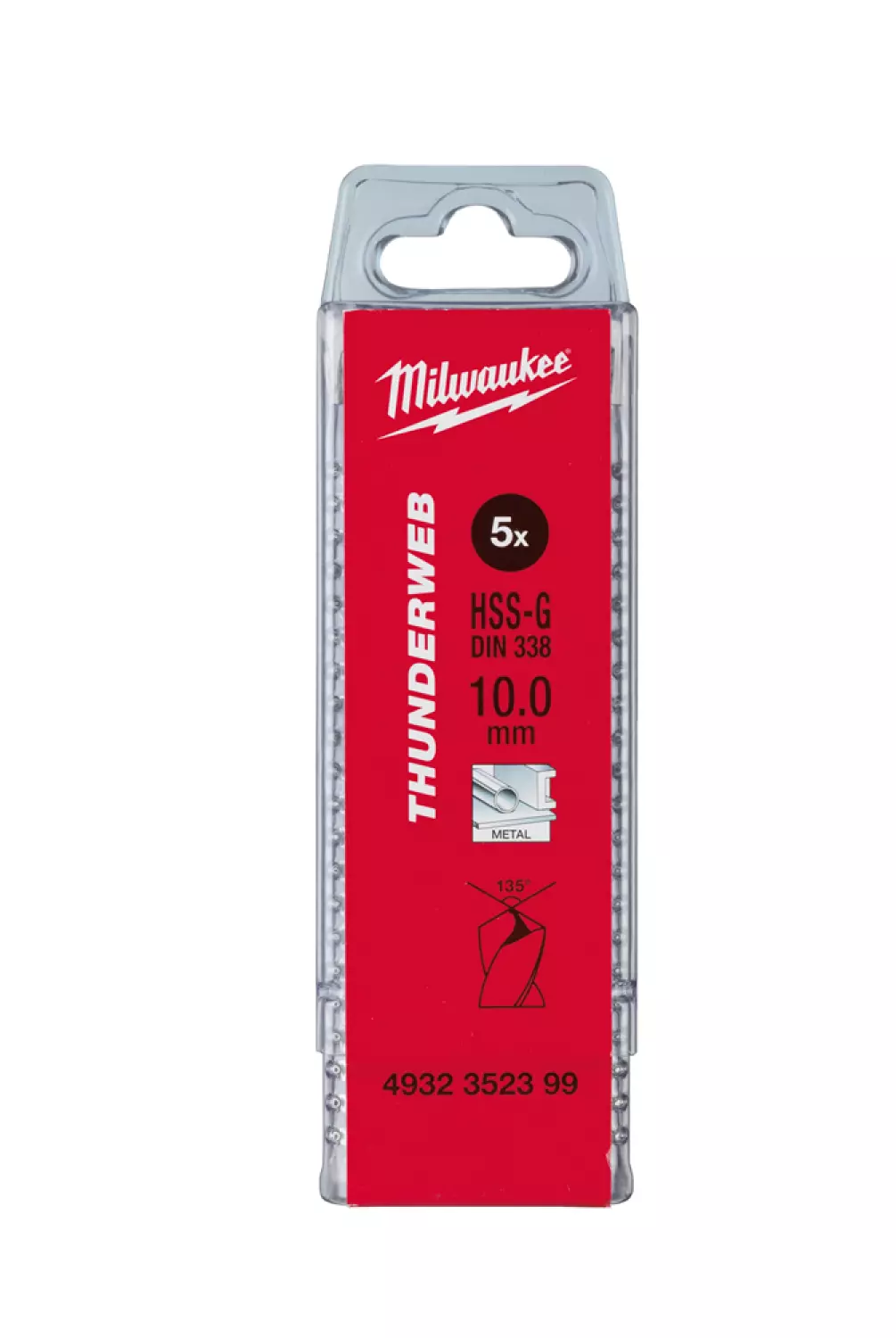 Milwaukee 4932352402 Foret métaux Thunderweb HSS-G - 1 x 34 x 12 mm - (2 pièces)