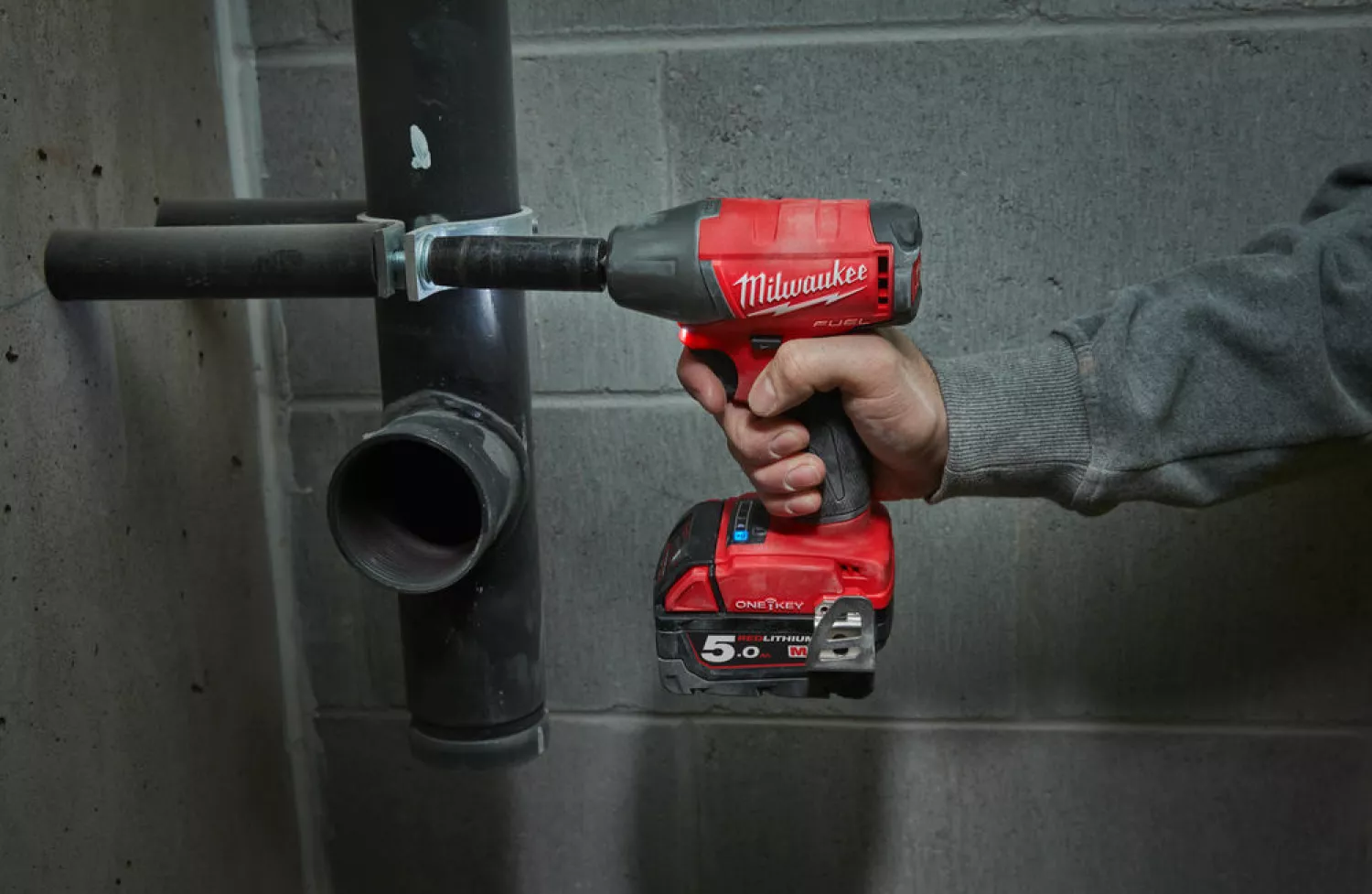 Milwaukee M18 ONEIWF12-0 18V Li-Ion Accu slagmoersleutel ONE-KEY body - 300Nm - 1/2" - koolborstelloos-image