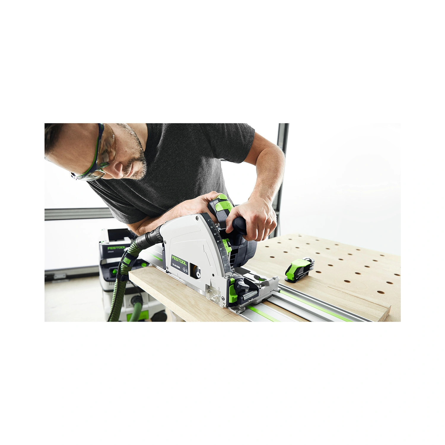 Festool TS 60 KEBQ-Plus Scie circulaire dans Systainer – 1500 W - 168 mm