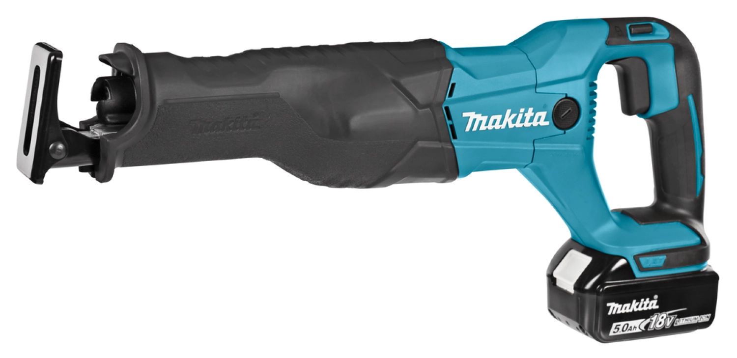 Makita DJR186RTE 18V Li-Ion accu reciprozaag set (2x 5.0Ah accu) in koffer - snelwissel - variabel-image