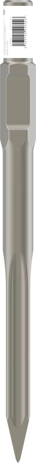 Bosch 2608690111 - Burin pointu à queue six pans, 30 x 400 mm-image