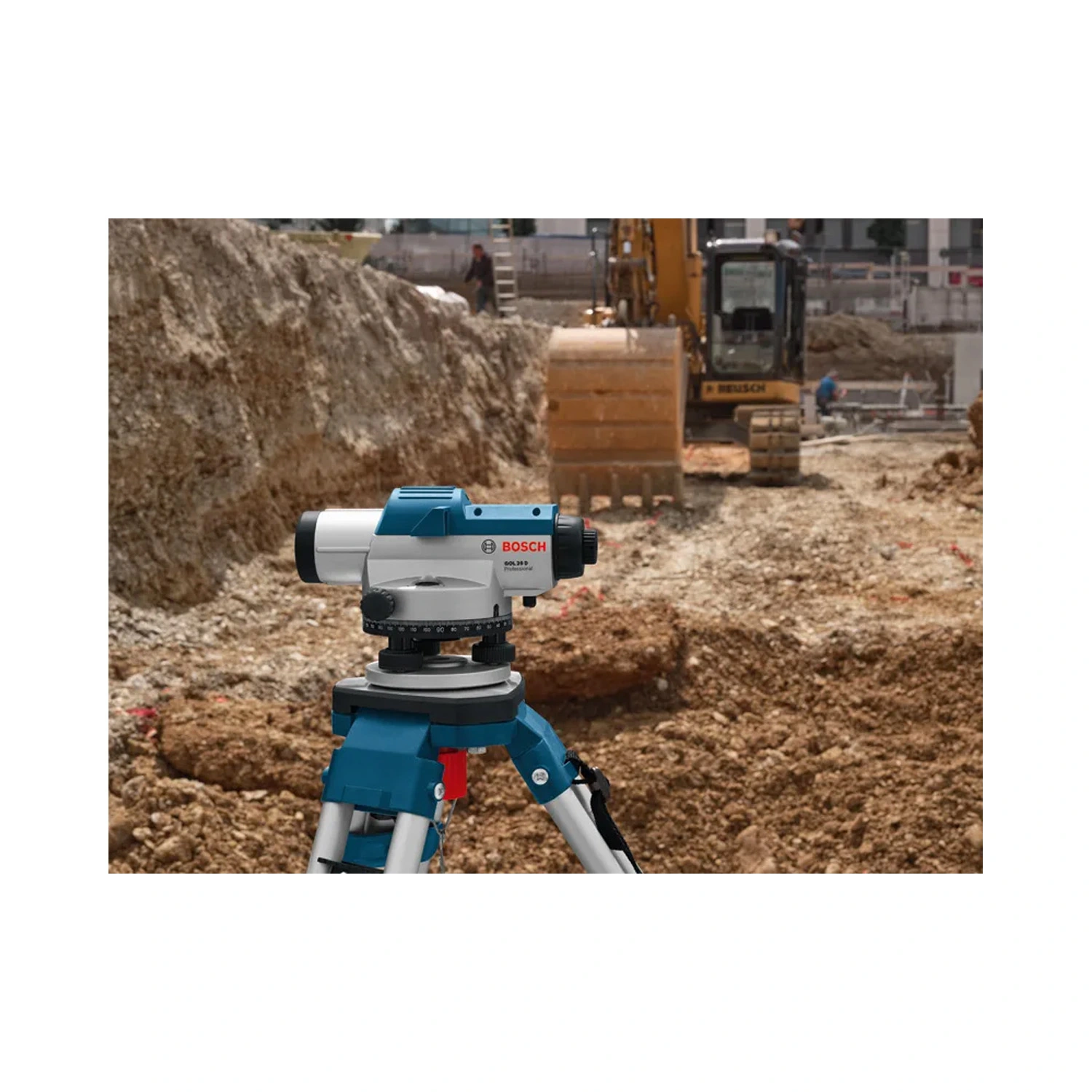 Bosch GOL 20 D Optisch waterpastoestel in koffer met vergrotingsfactor