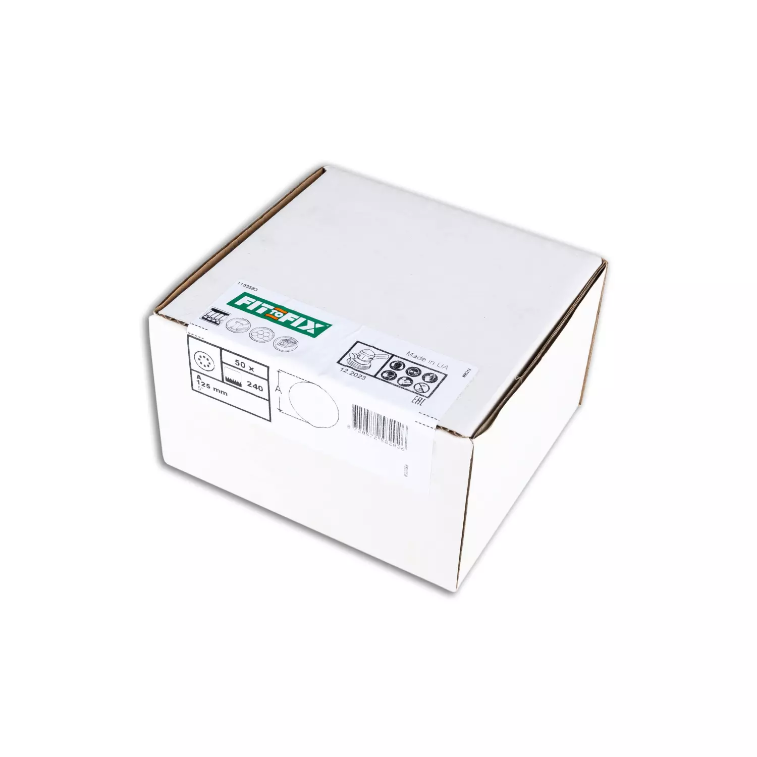 Fit-to-Fix Disque à poncer - P240 - rond 125mm (50pcs)-image