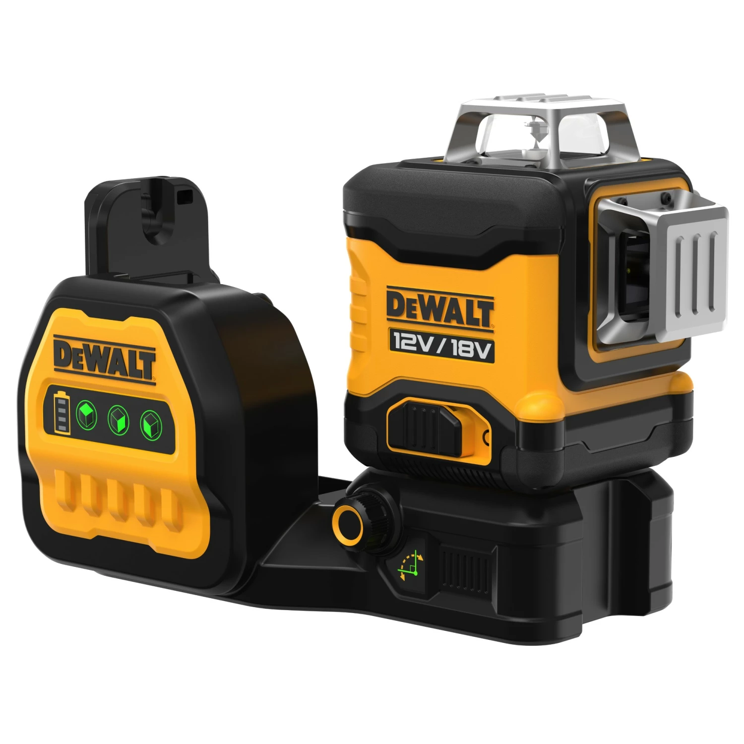 DeWALT DCE089NG18-XJ 12V/18V Kruislijnlaser in koffer - 3x 360° - groen - 70m - IP54-image