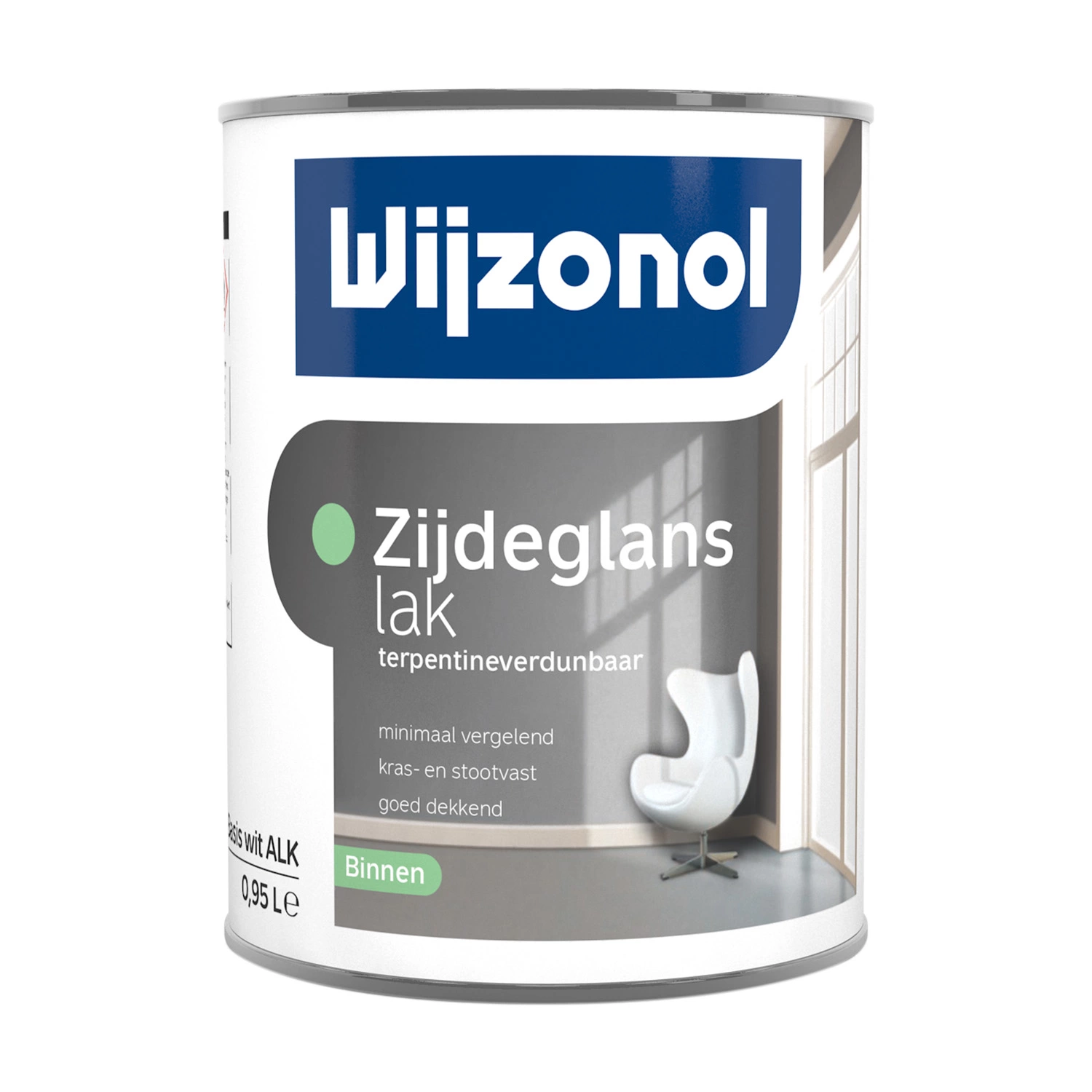 Wijzonol Zijdeglanslak Interieur terpentineverdunbaar - op kleur gemengd - 1L-image