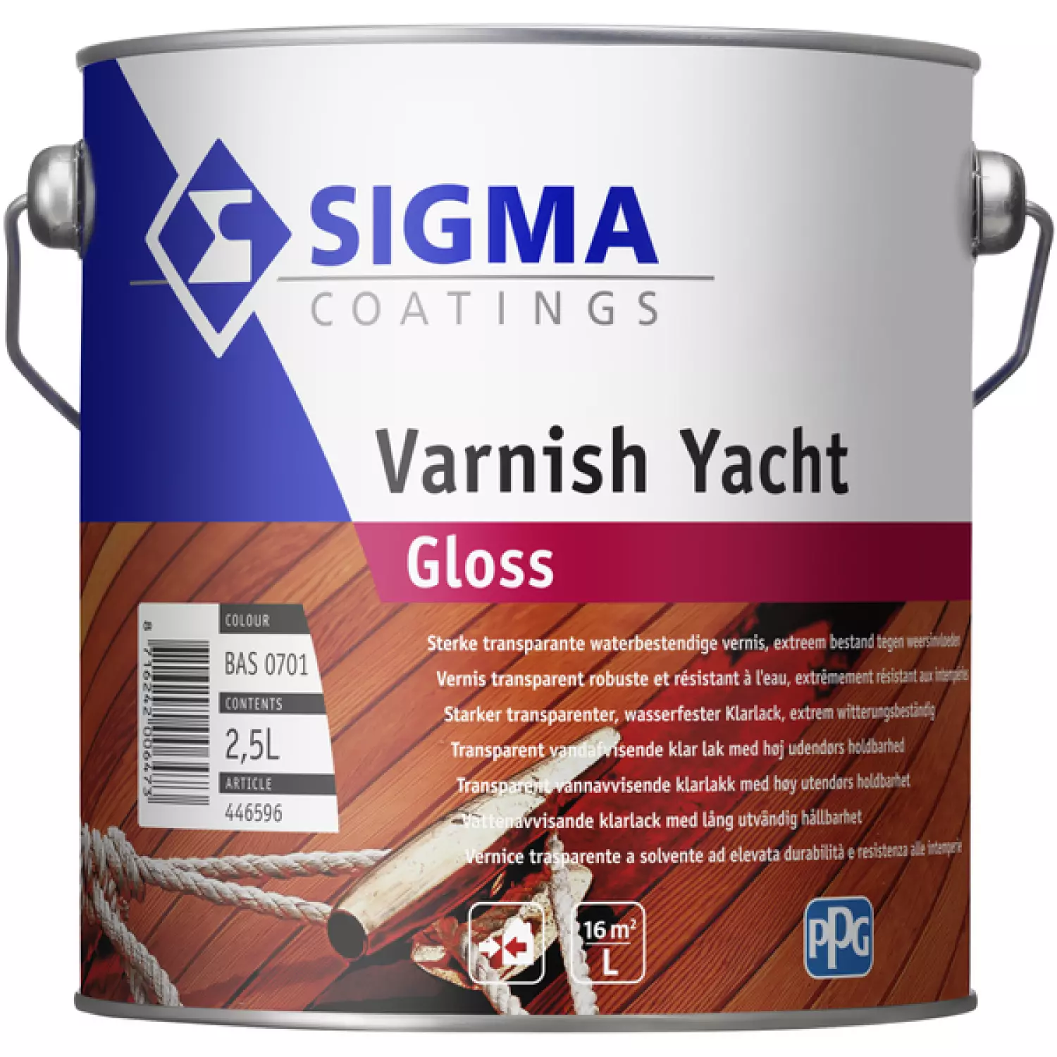 Sigma VERNIS YACHT GLOSS SB CLAIR BLANC 0701 1L-image