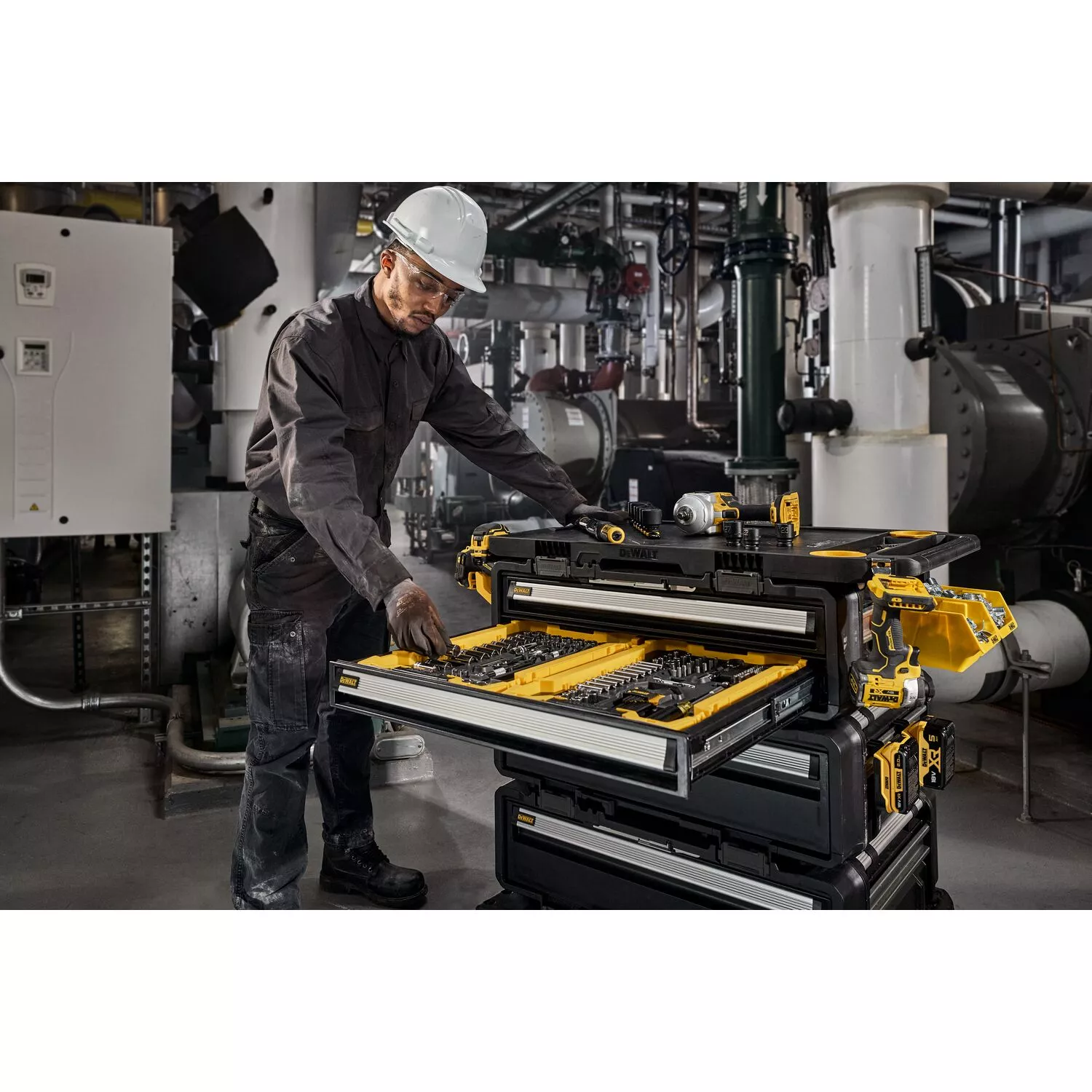 DeWALT DWST08510-1 TOUGHSYSTEM 2.0 DXL Mallette à 1 tiroir-image