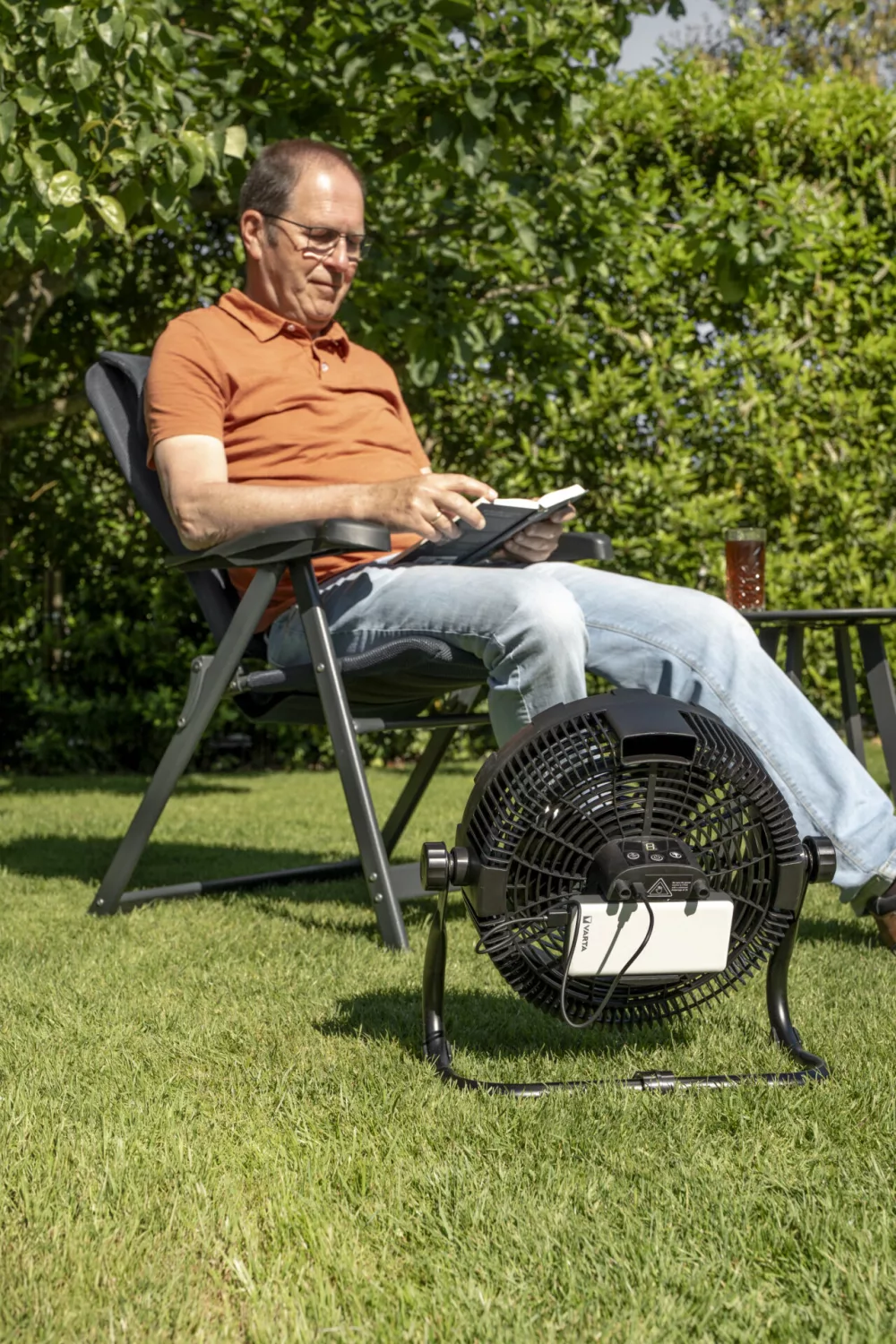 Ventilateur LED Eurom Airflow - Noir-image