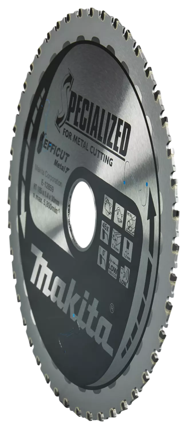 Makita E-12859 Efficut Lame de scie circulaire Acier - 185x30x1,4mm 45T-image