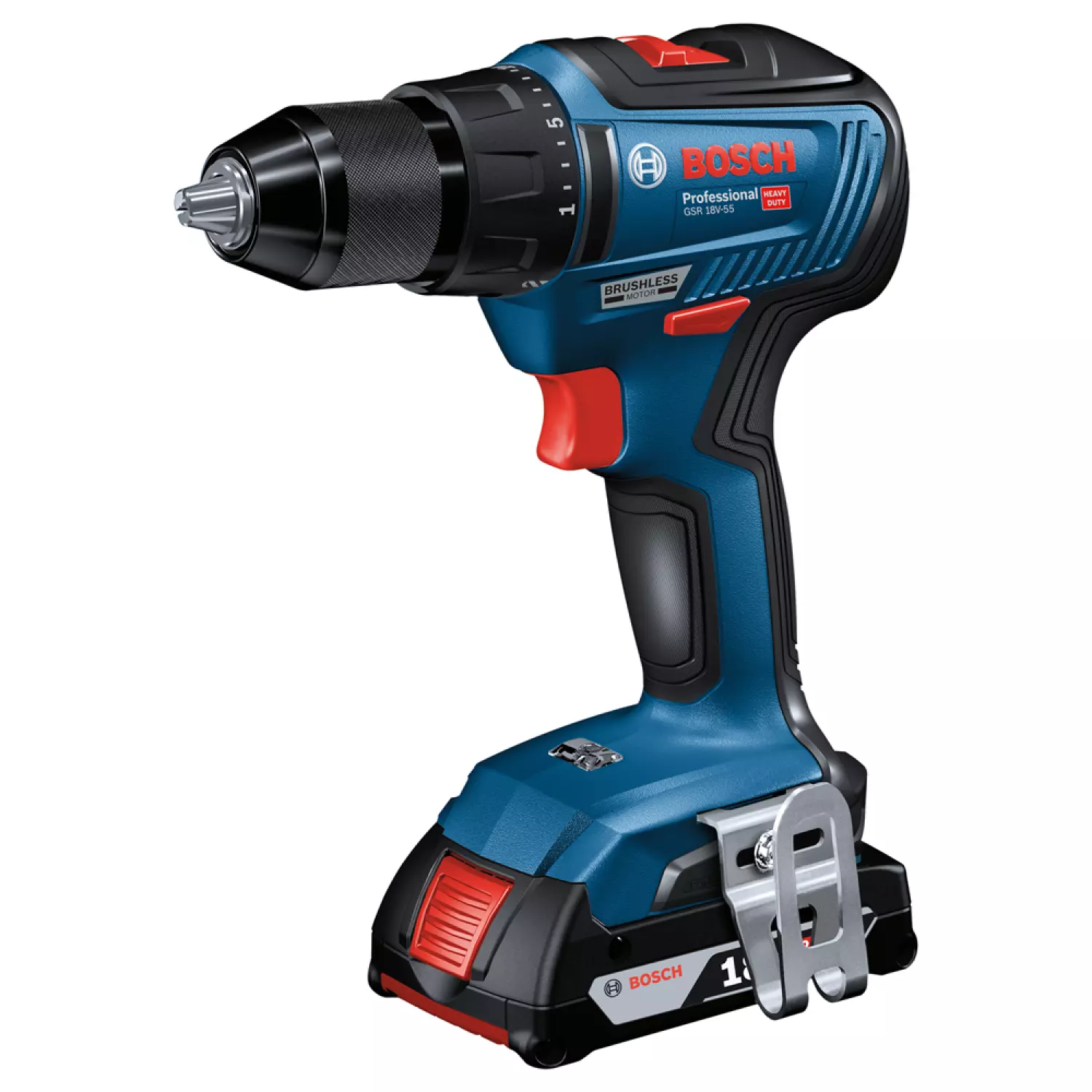 Bosch GSR 18V-55 18V LI-ion Battery Vis Drill Set (2x 4.0h) dans L-Boxx-55NM-Koolbrushless-image