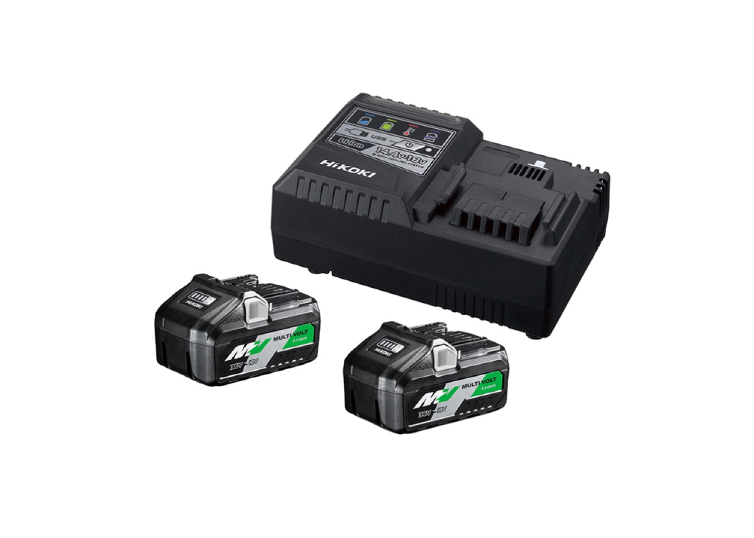 HiKOKI UC18YSL3WFZ BoosterPack Multi-Volt - Batteries 36V (2 x 8Ah) - incl chargeur UC18YSL3-image