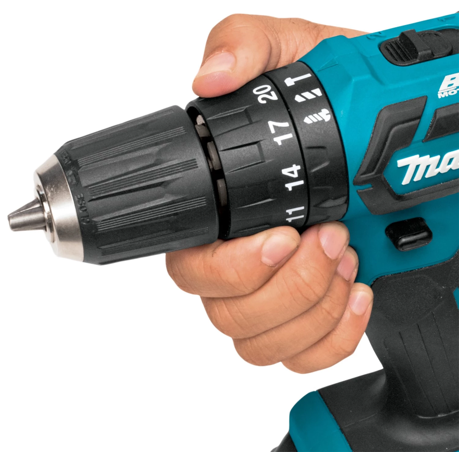 Makita HP332DZ - Perceuse visseuse à percussion sans fil Li-Ion 10,8V (machine seule) - moteur brushless-image