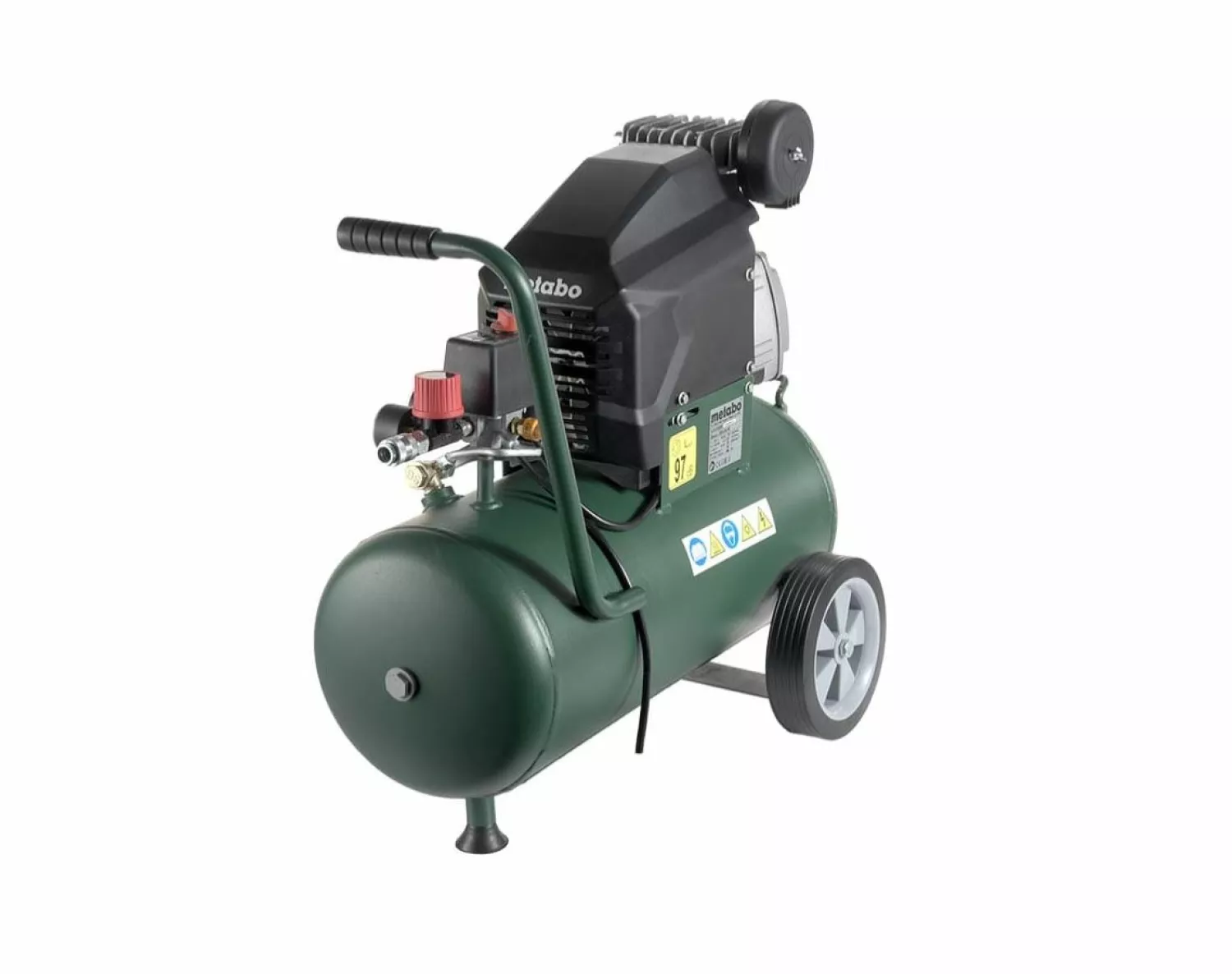 Metabo Basic 250-24 W Compressor - 1500W - 8 bar - 24L - 95 l/min-image