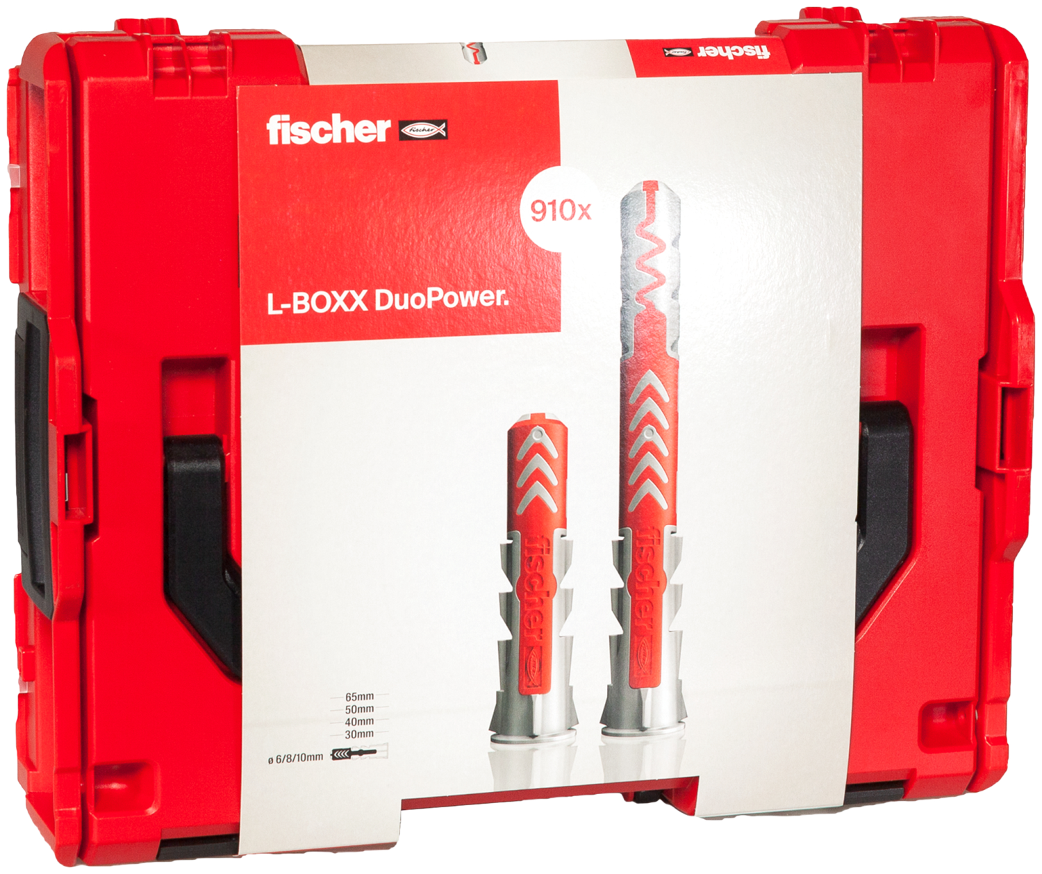 fischer DuoPower L-BOXX 102 Jeu de chevilles 910 pièces en L-Boxx