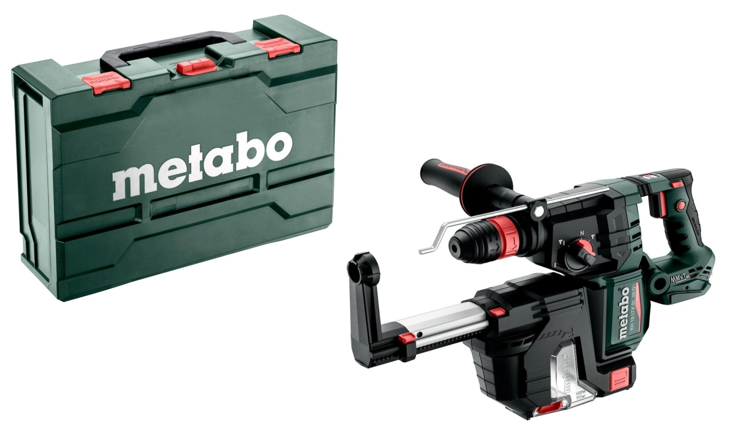 Metabo KH 18 LTX BL 28 Q Set ISA 18V Li-ion Accu combihamer body in metaBOX-image