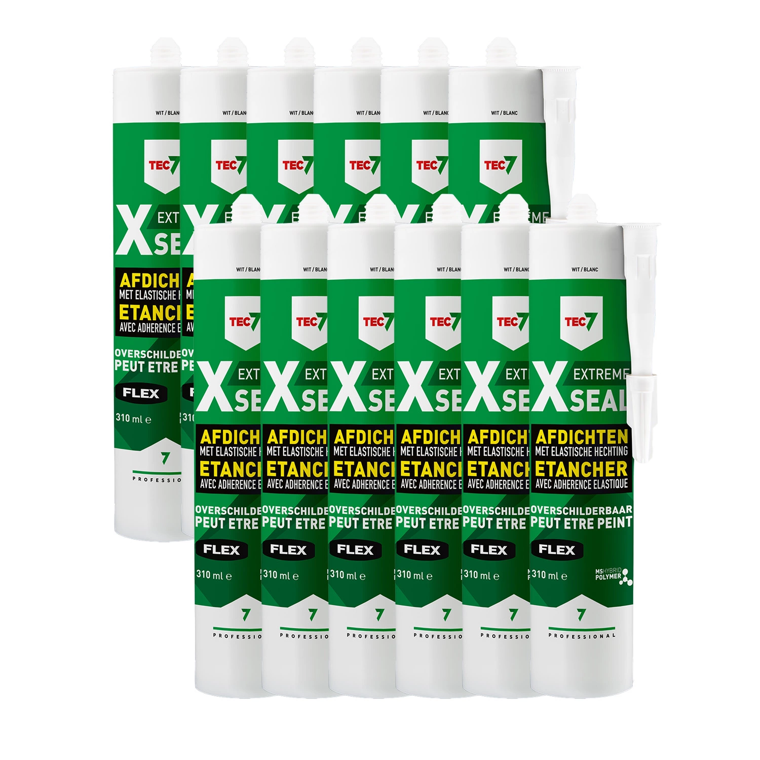 TEC7 528009000 X-seal Afdichtingskit - wit - 310ml (12st)-image