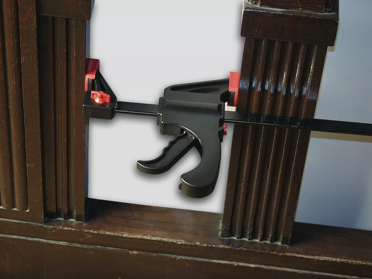 Brüder Mannesmann 90304 Jeu de 4 pinces à colle rapide - 150/300mm-image