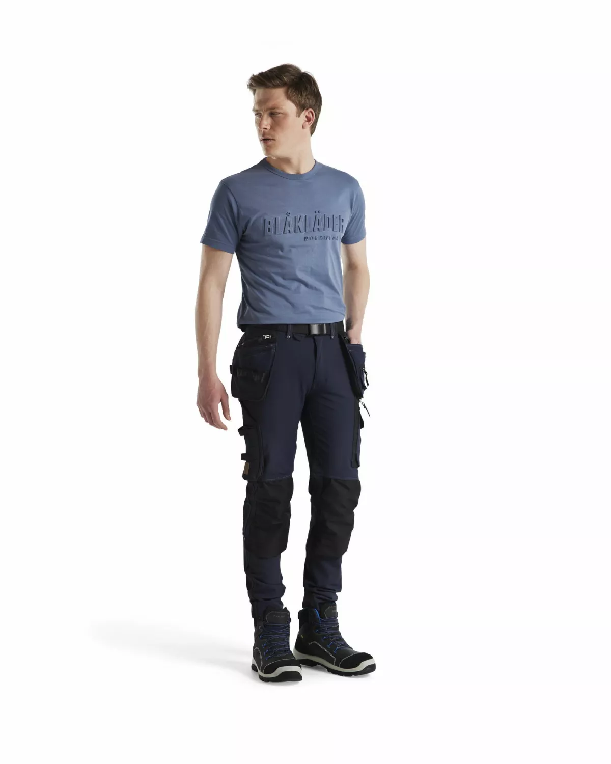 Blåkläder Pantalon X1900 artisan stretch 4D - C50 - Marine foncé/Noir