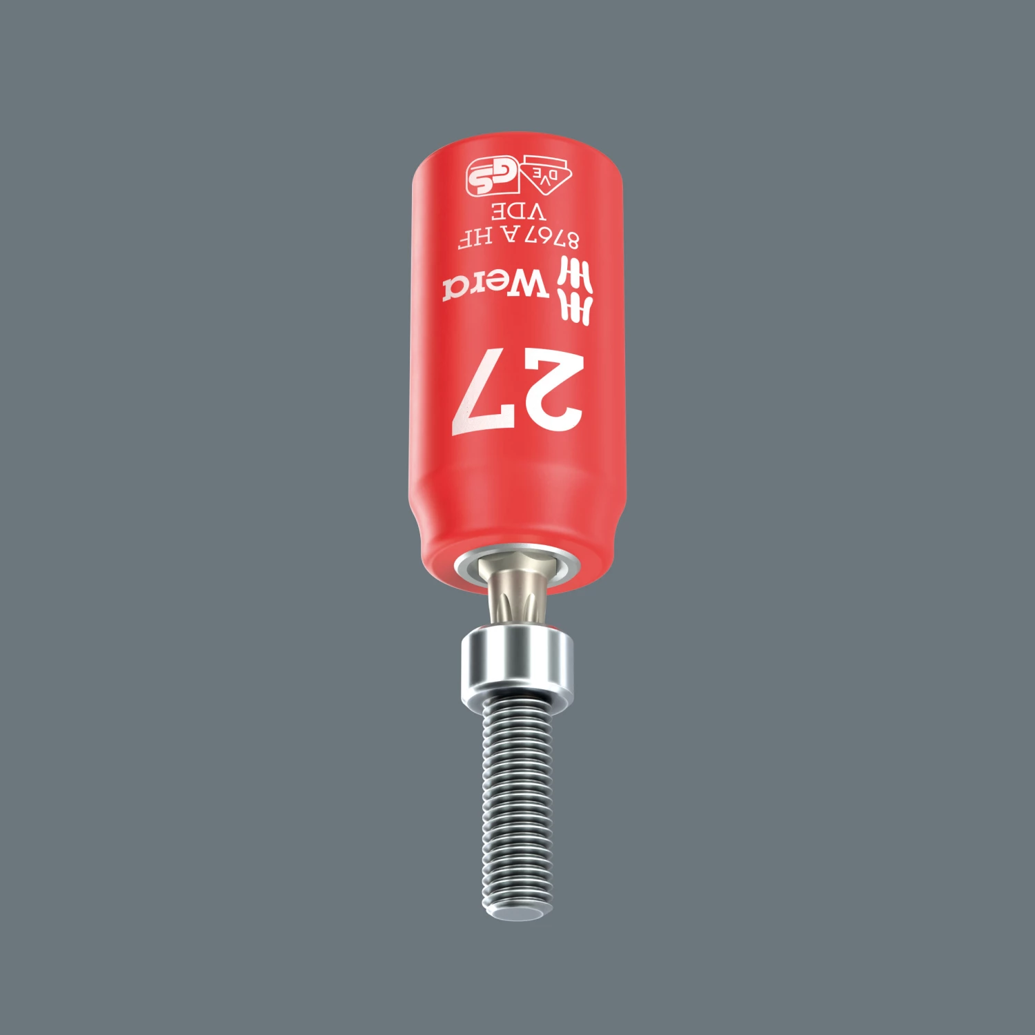 Wera 05005920001 8767 C VDE HF TORX® Zyklop bitdop geïsoleerd - 1/4" - TX 10-image