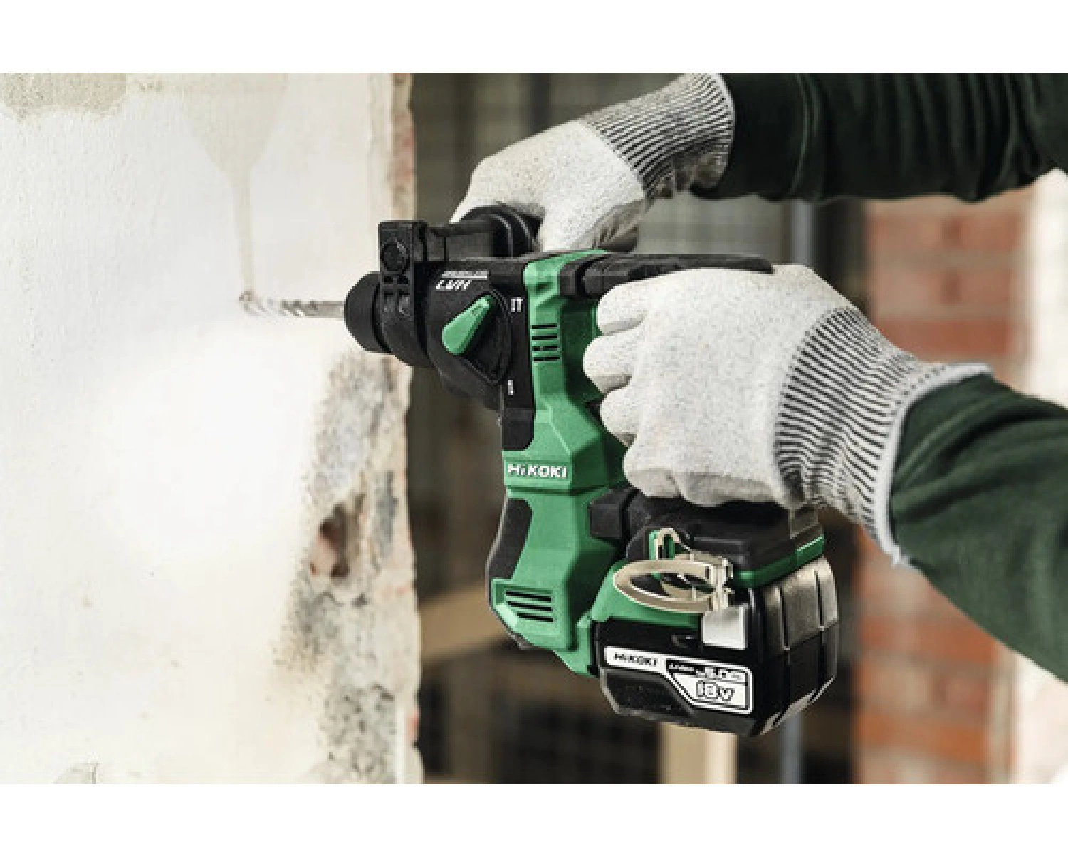 HiKOKI DH18DPAW4Z Perfo-burineur sans fil - 18V Li-ion - SDS - 1,3J - brushless - Machine seule-image