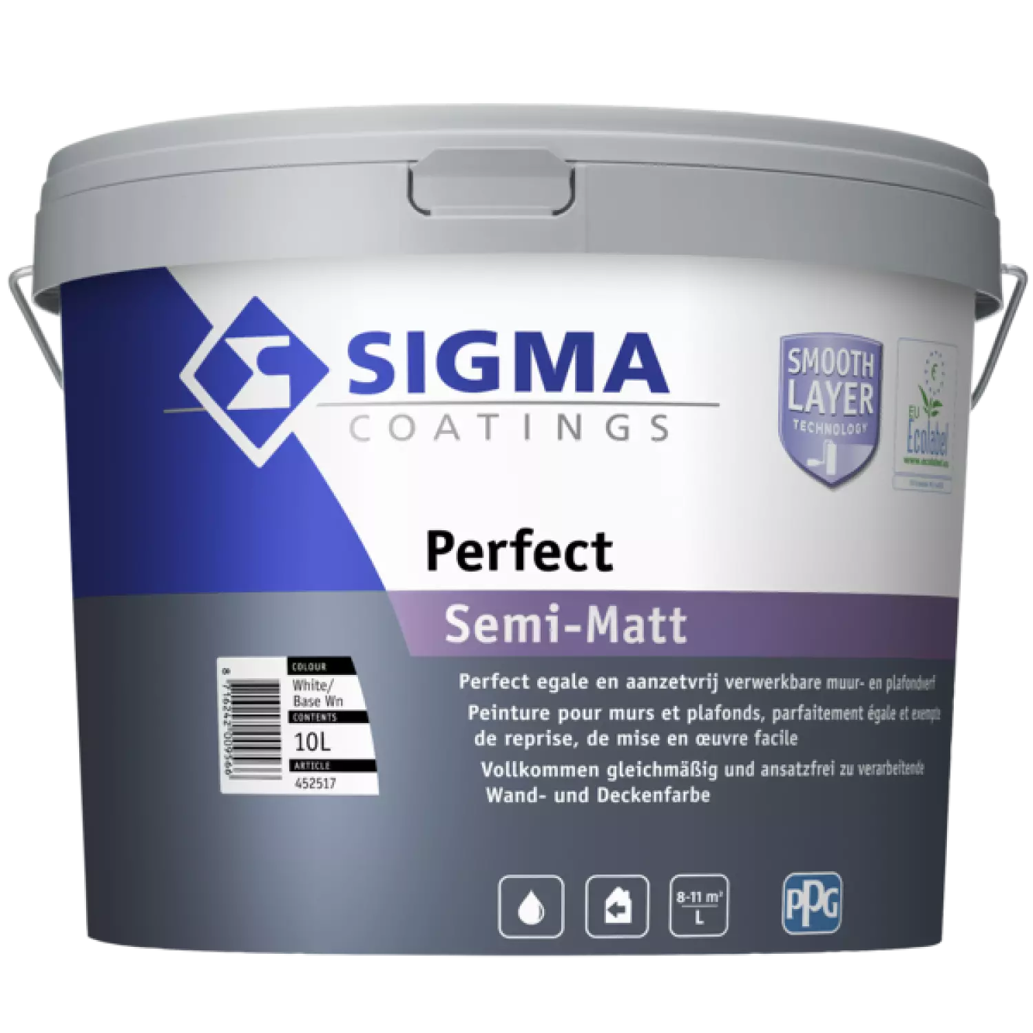 Sigma Perfect Semi-Matt - op kleur gemengd - 10L-image