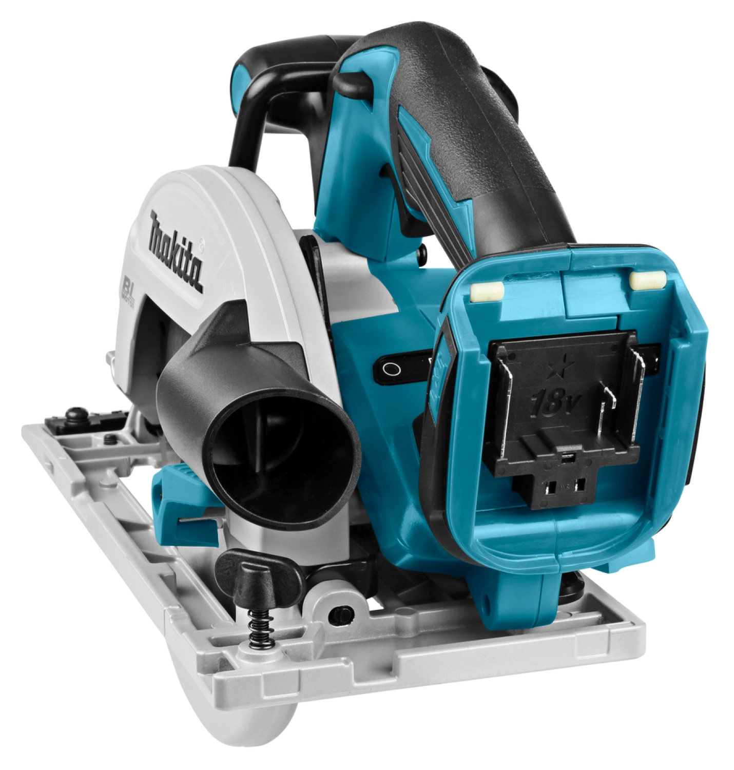 Makita DHS680ZJ -Scie circulaire sans-fil pour gaucher 18V Li-ion - MAKPAC - 165 mm - Brushless - Machine seule-image