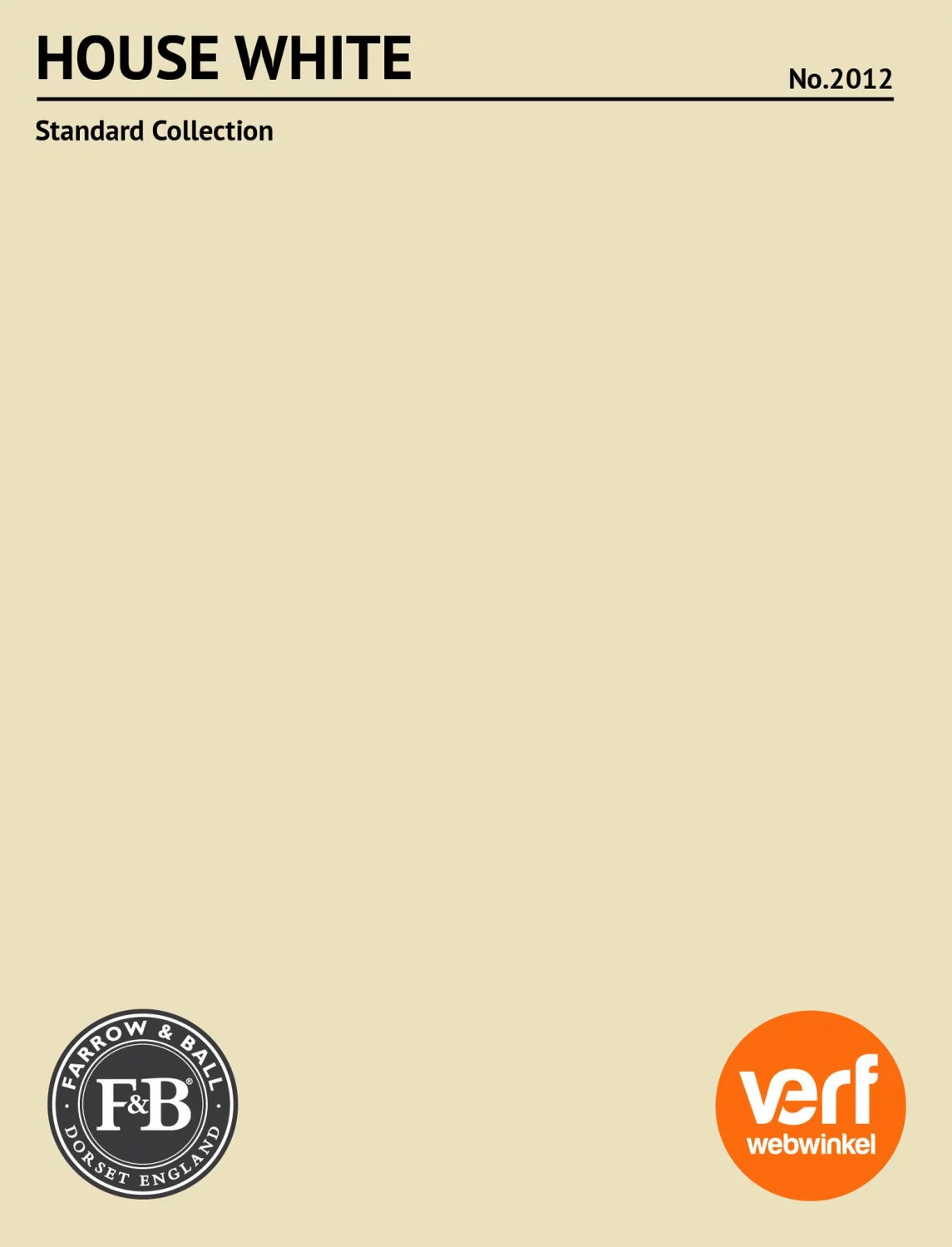 Farrow & Ball Estate Emulsion House White No.2012 - 5L-image
