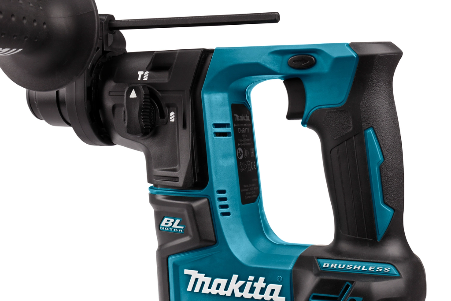 Makita DHR171ZJ Perforateur SDS-plus sans-fil - 18V Li-ion - MAKPAC - 1,2 J - Brushless - Machine seule-image