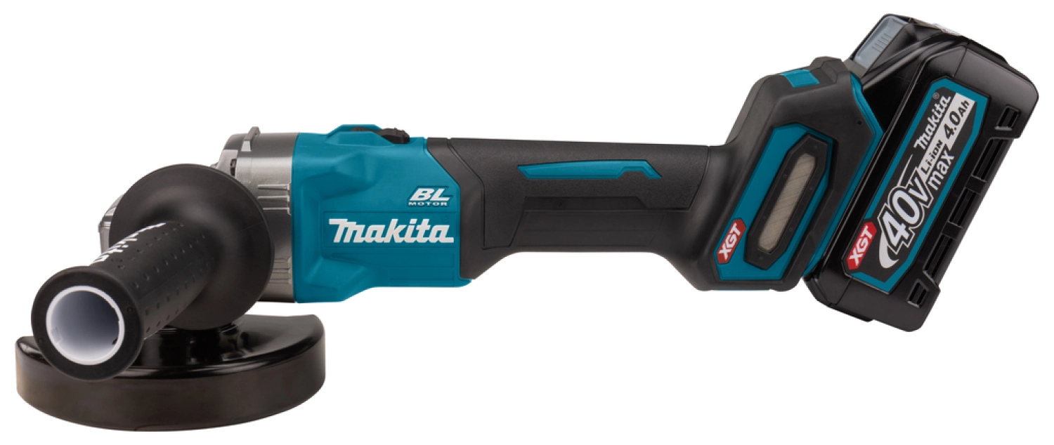 Makita GA008GM201 40V Li-Ion accu haakse slijper set (2x 4,0Ah) in Mbox - 125mm - koolborstelloos-image