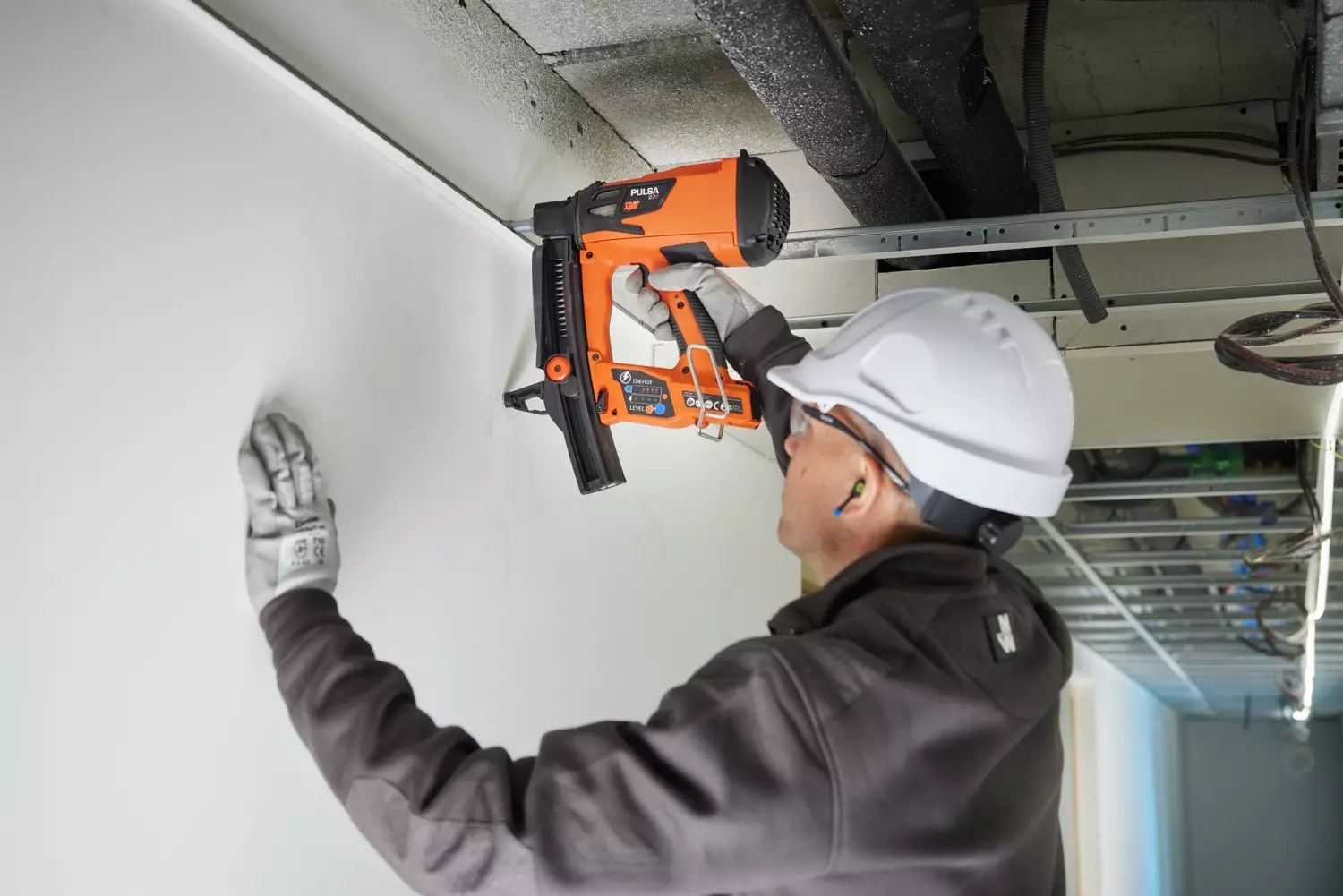 Spit 019909 Pulsa 27P Gas tacker voor de Afbouwer set in koffer - 95J slagkracht - 15-27mm-image