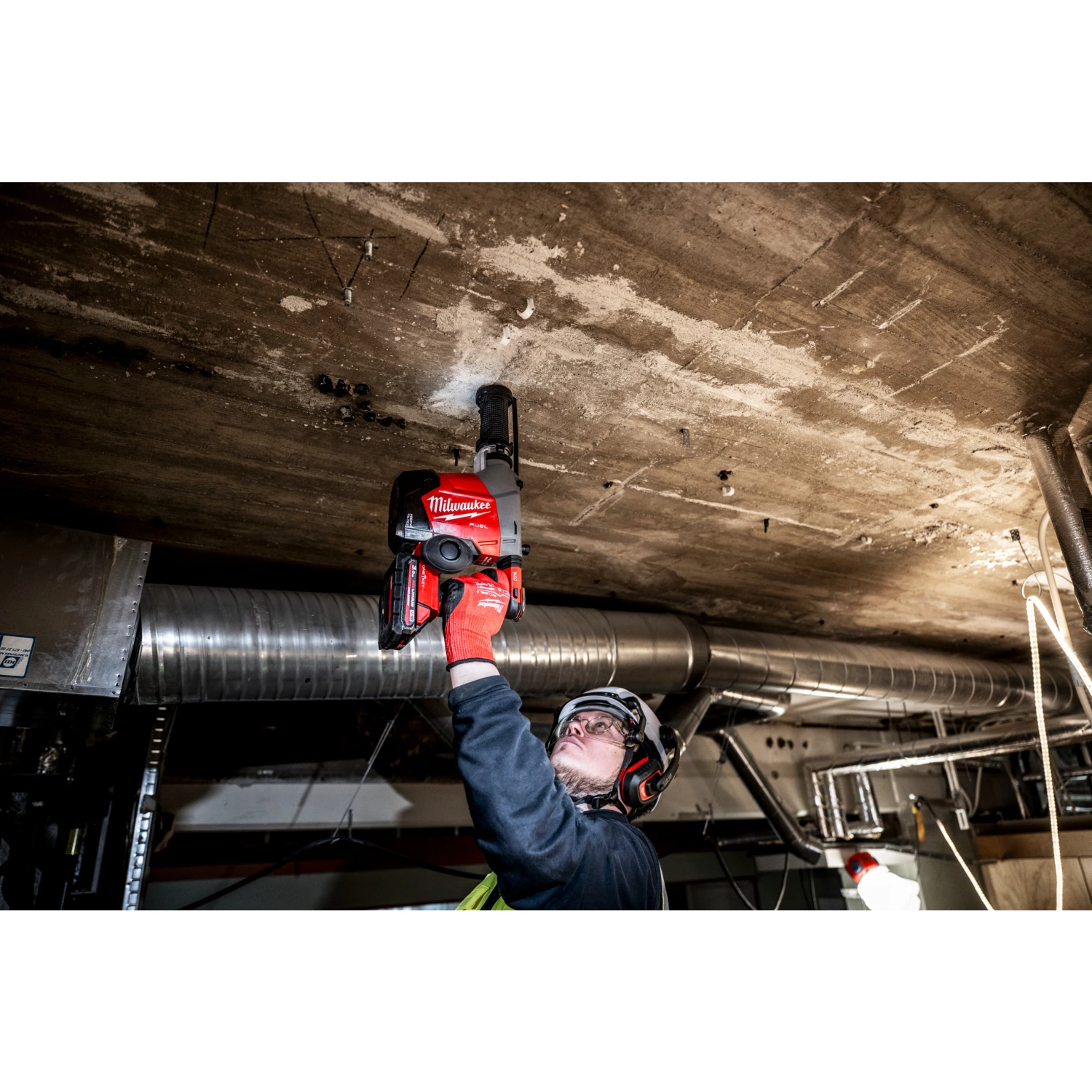 Milwaukee M18 FHAFOH16-0X 18V Li-ion accu SDS-Plus combihamer met geïntegreerde stofafzuiging in HD Box - 2.3J-image