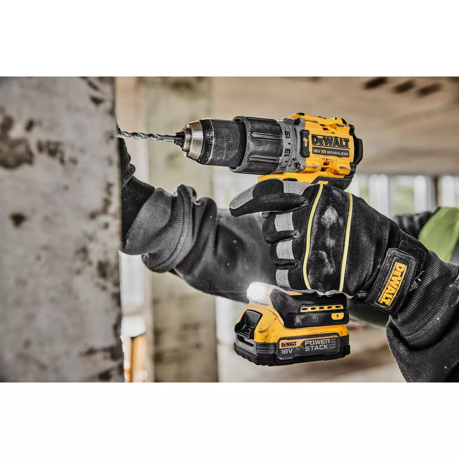 DeWALT DCD805E2T-QW 18V Li-ion XR Accu klopboor- /schroefmachine G3 set (2x Powerstack Accu) in TSTAK koffer-image