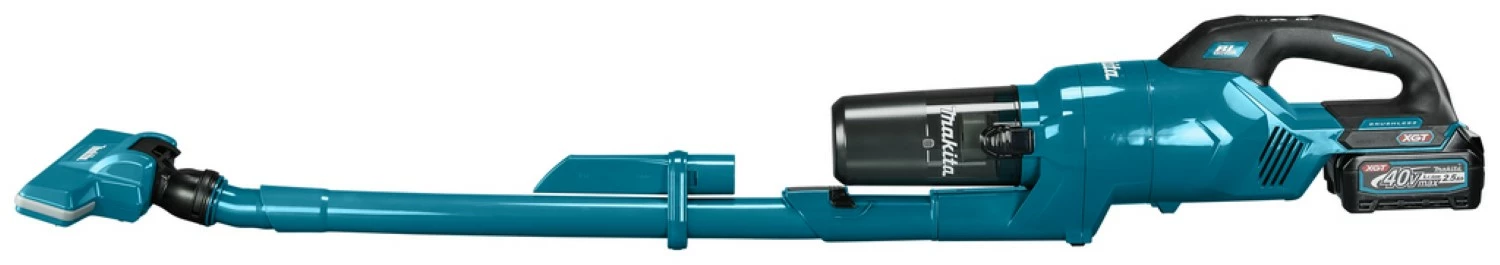 Makita CL003GD201 - Aspirateur sans-fil - 40 V Max Li-ion - Kit (2 X 2,5 Ah) - 200 mbar - Bleu-image