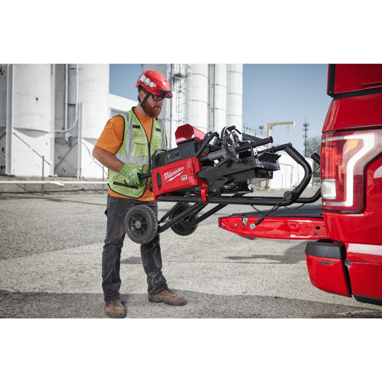 Milwaukee MXF PTR2-0 MX Fuel machine à fileter sans fil corps-image