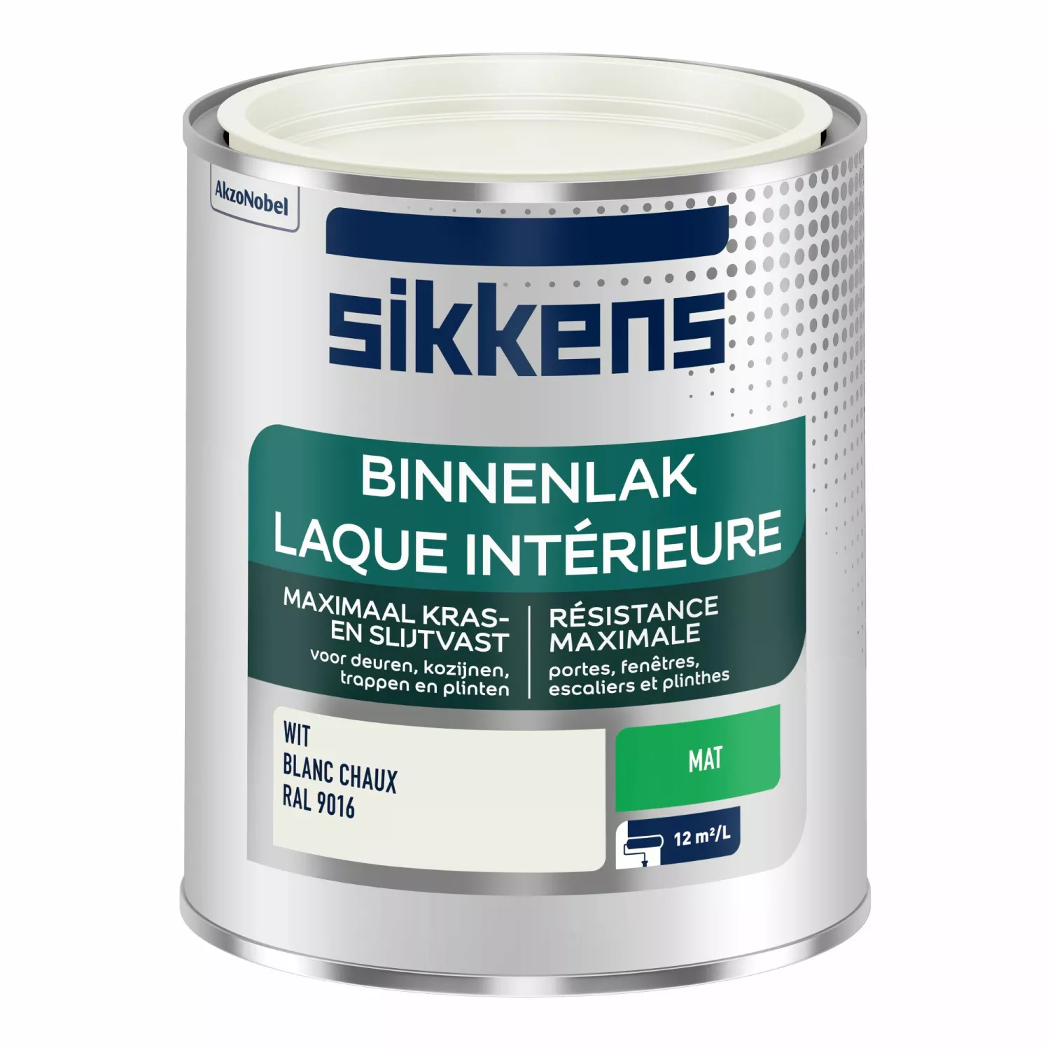 Sikkens Binnenlak mat - ral 9016 - 750ml-image