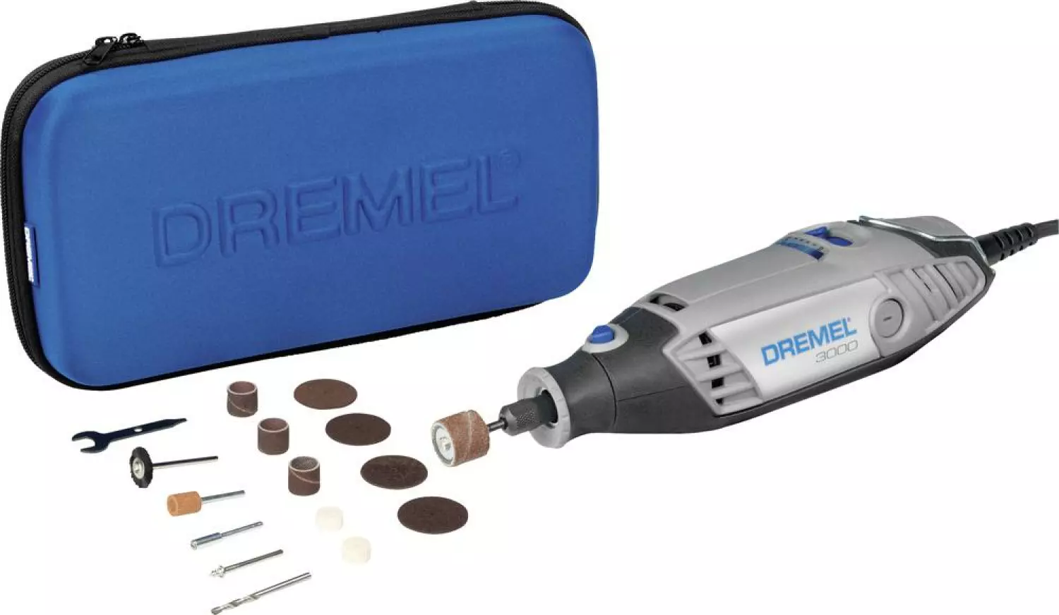 Dremel 3000 Elektrische Multitool + 15 delige accessoireset in etui-image