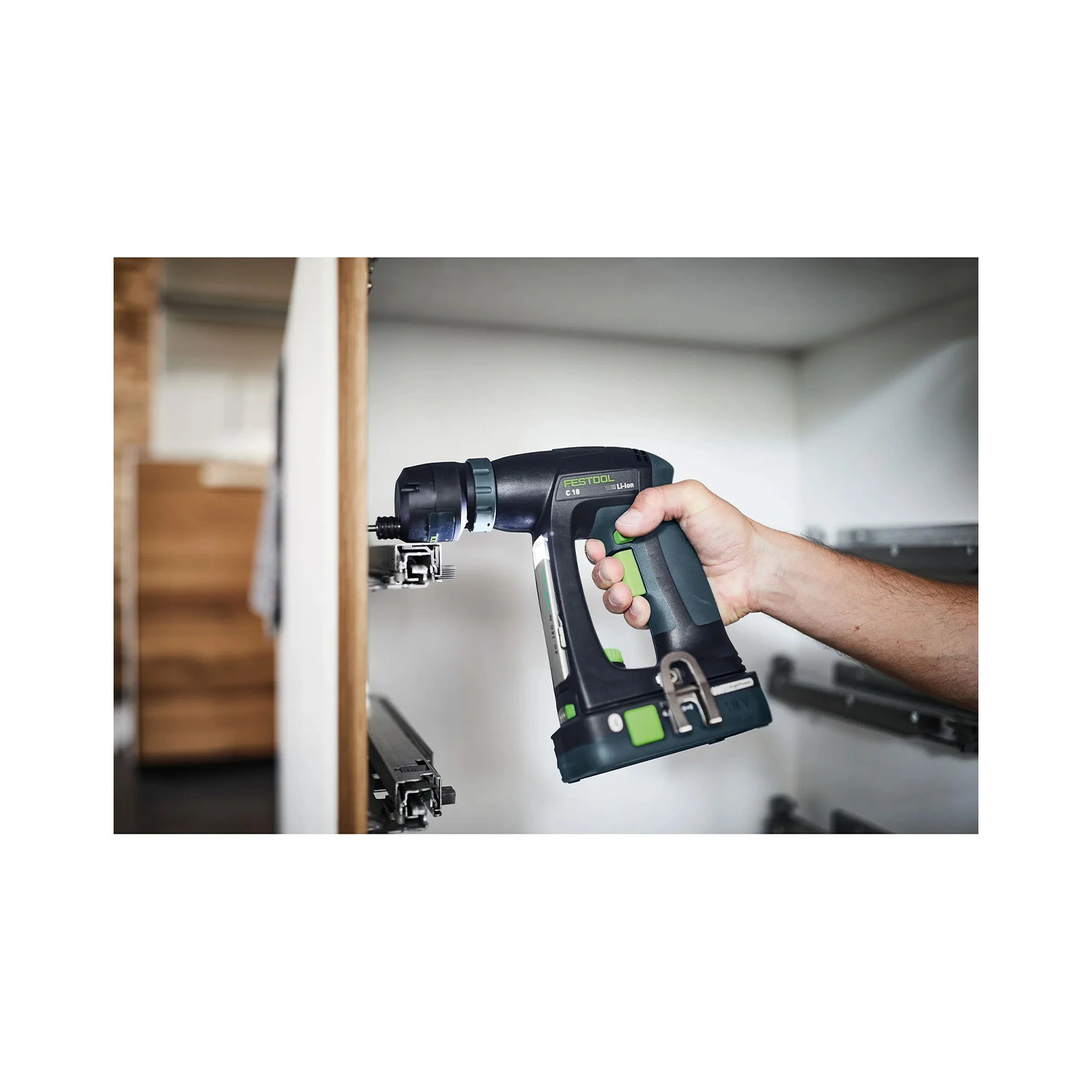 Festool C 18 Basic-Set 18V accu schroefboormachine in systainer