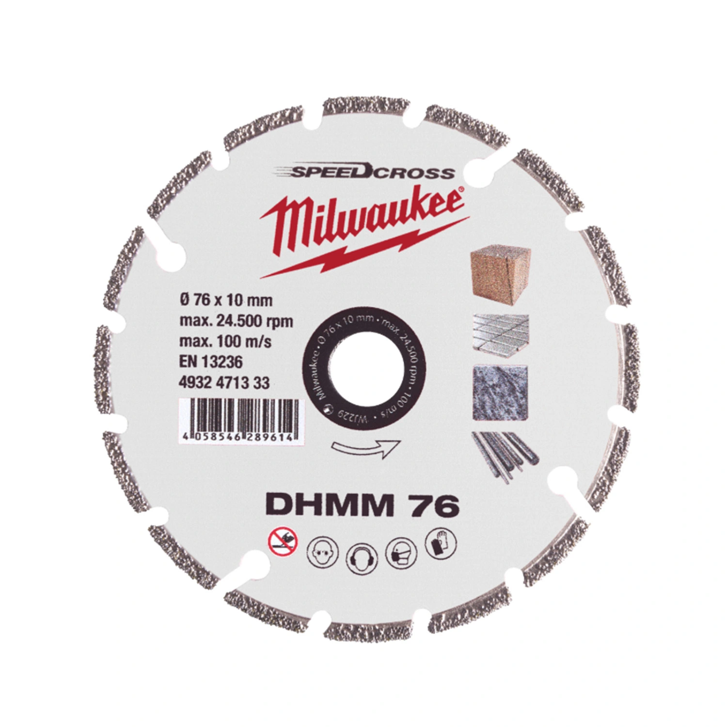 Milwaukee 4932471333 Diamantschijf - 76mm