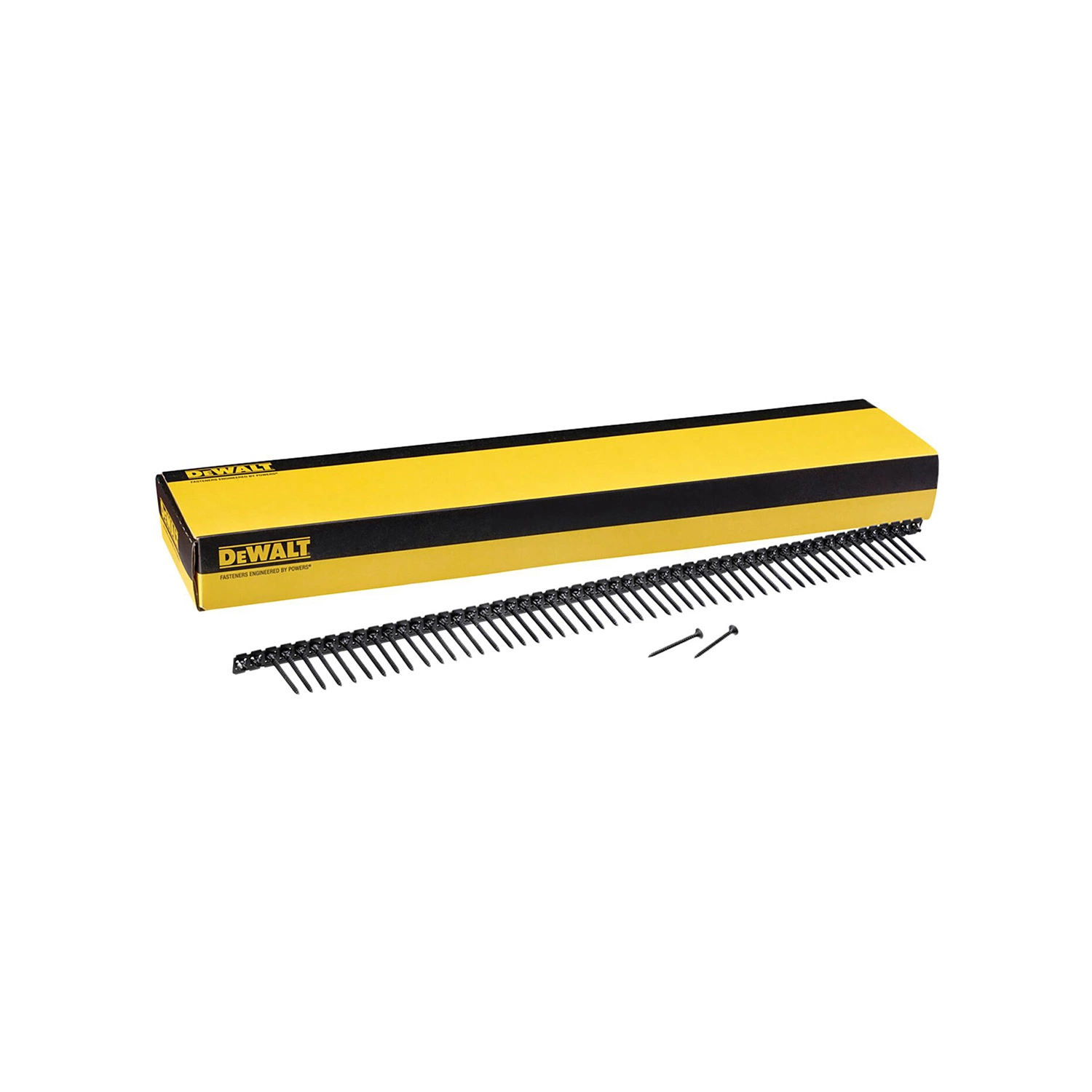 DeWALT DWF500055C Vis pour plaques de plâtre en bande à filetage grossier - 3,5 x 55 mm - 1 000 pièces-image