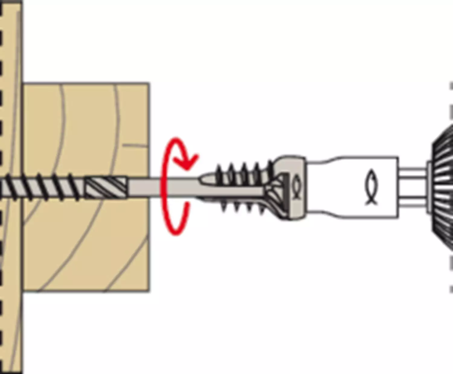 Fischer FAFS KROONBIT Vis réglable-image