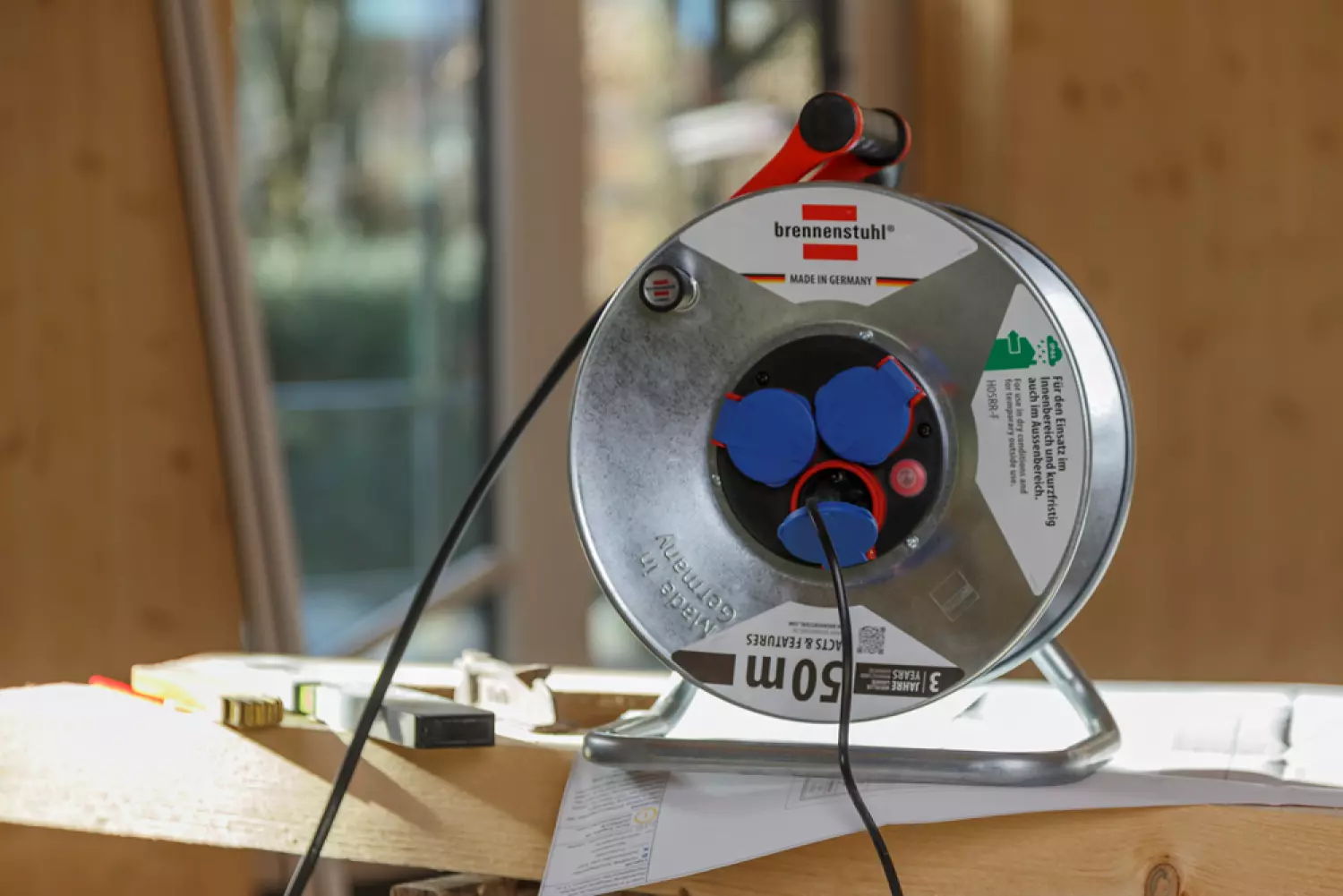 Brennenstuhl 1198530 Garant S IP44 kabelhaspel - H05RR-F 3G1,5 - 50m-image