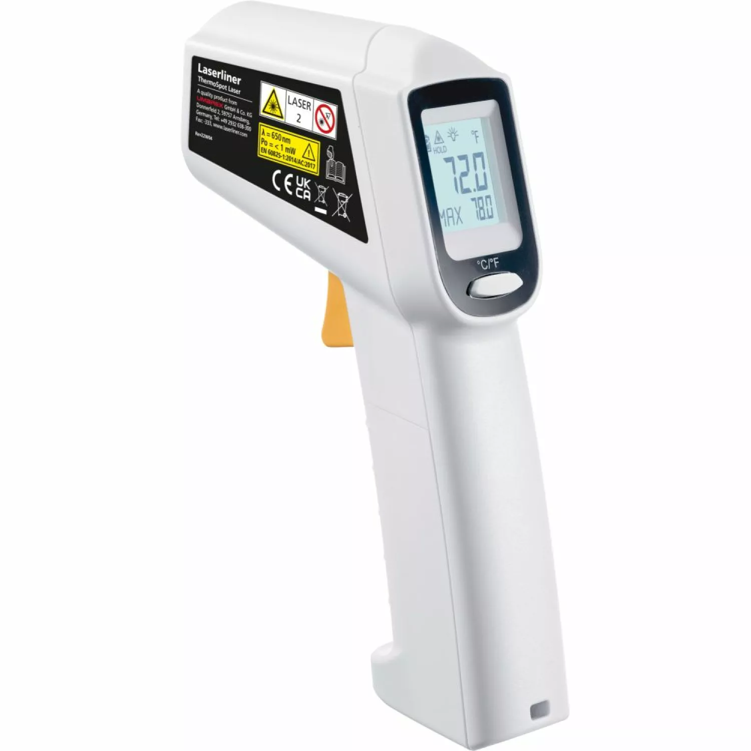 Laserliner ThermoSpot Laser Thermometer - -38°C t/m 365°C-image