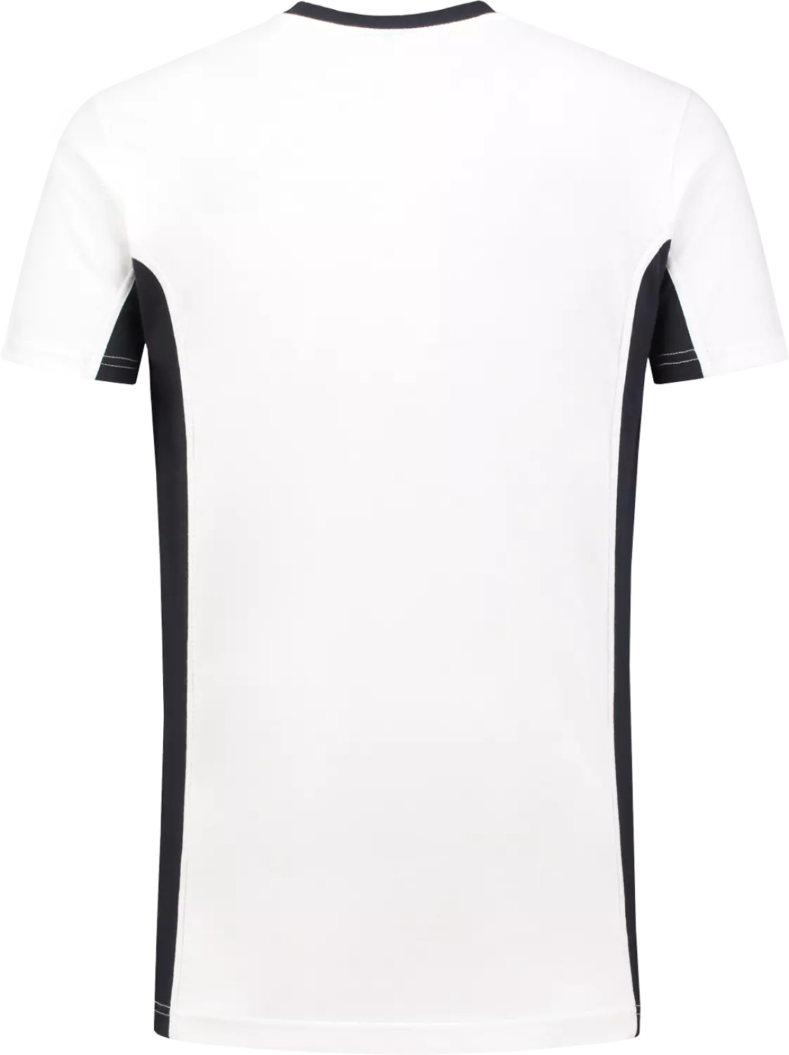 Workman 0401 T-shirt bicolore - Blanc / Bleu marine - XS-image